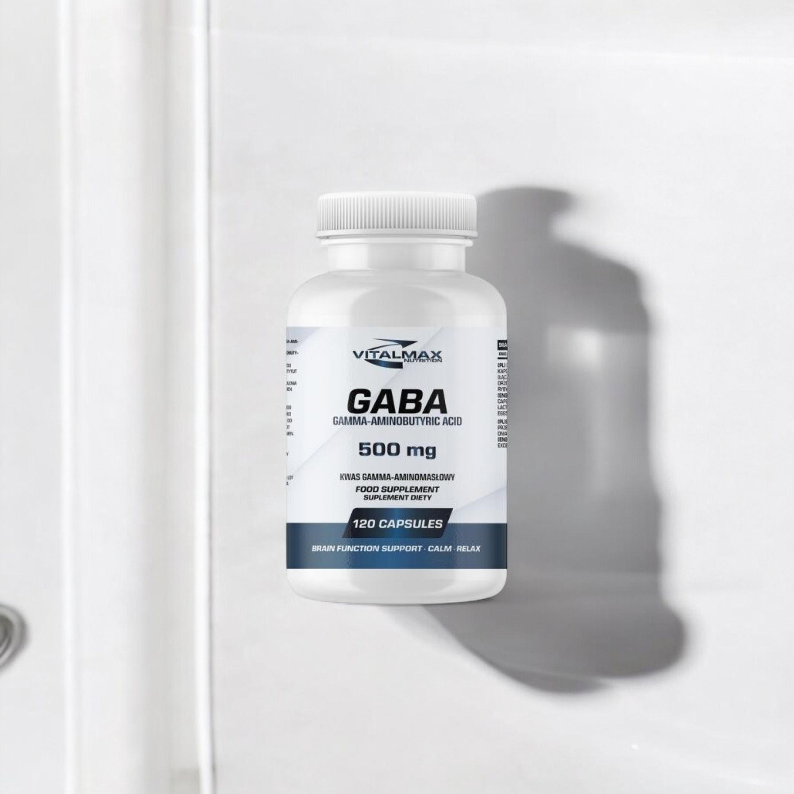 VITALMAX - GABA 500mg - 3x 120caps.