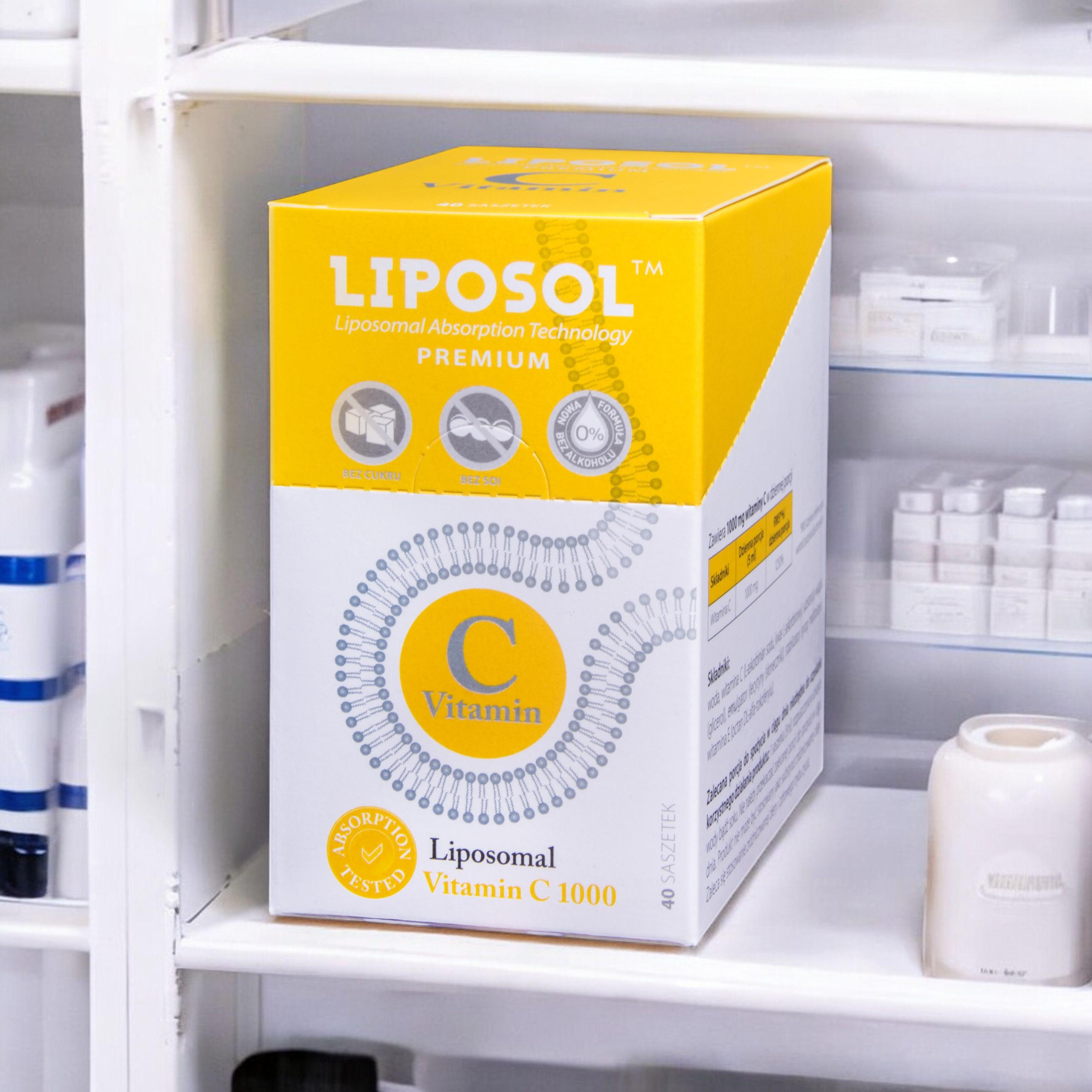 ALINESS Liposol Liposomal Vitamin C 1000 - 3x 40 saszetek
