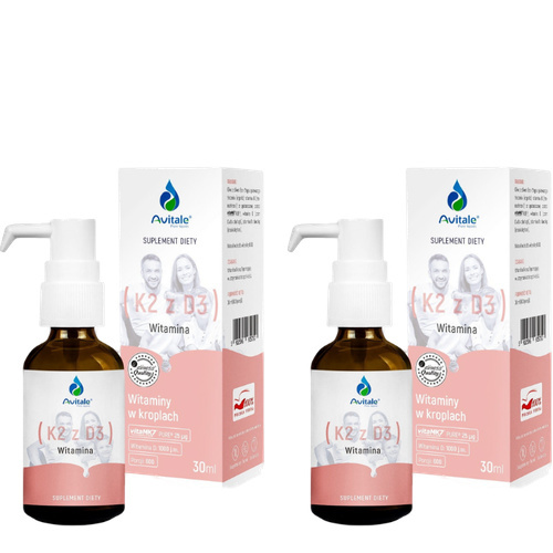 ALINESS - Avitale Witamina K2 z D3 - 2x 30ml