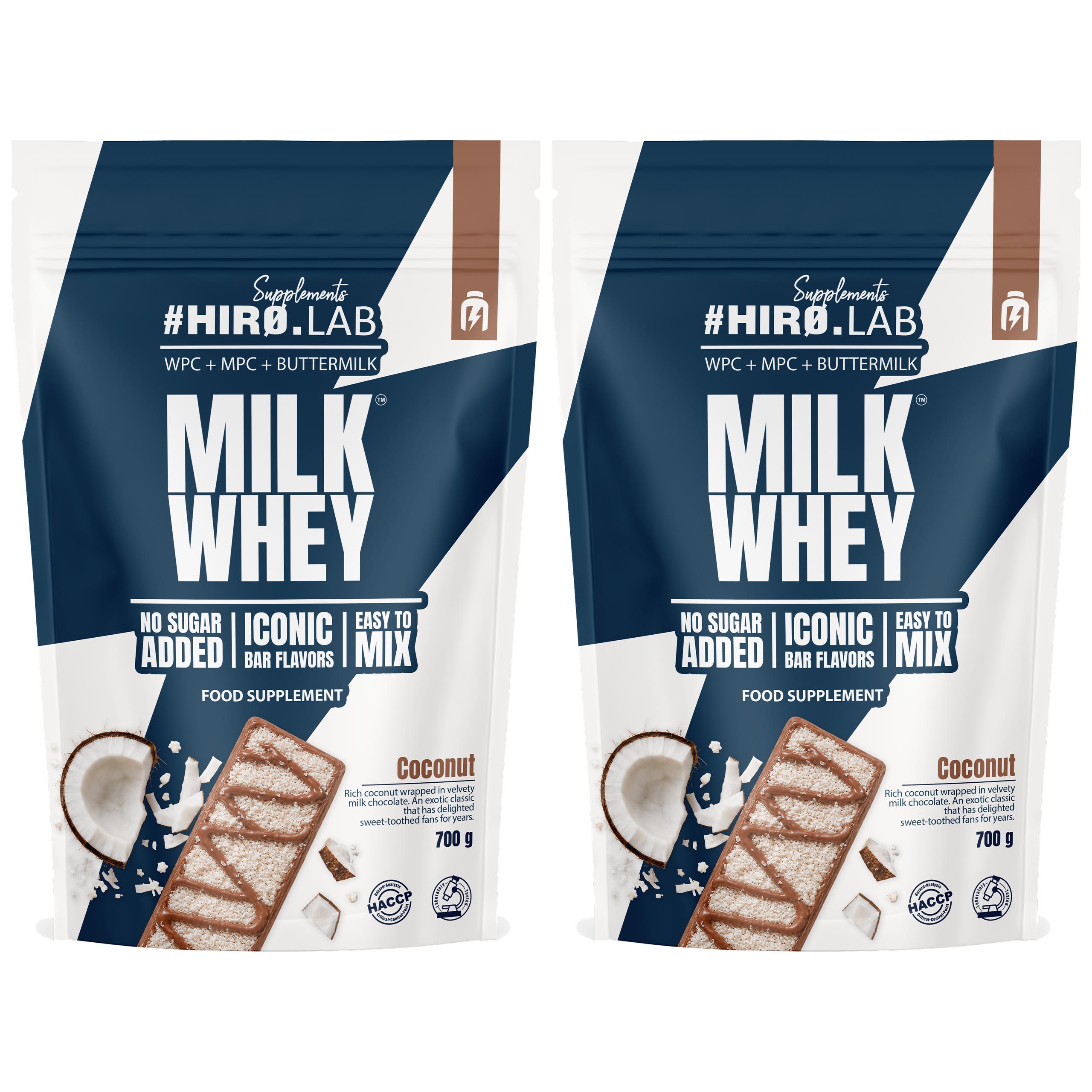 HIRO.LAB - Milk Whey - 2x 700g