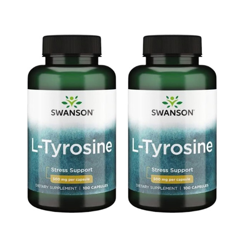 SWANSON L-Tyrosine 500mg - 2x 100caps