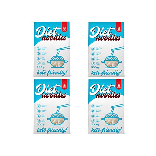 Cheat Meal Nutrition Diet Noodles - 4x 400g (4x 300g netto) - Makaron dietetyczny