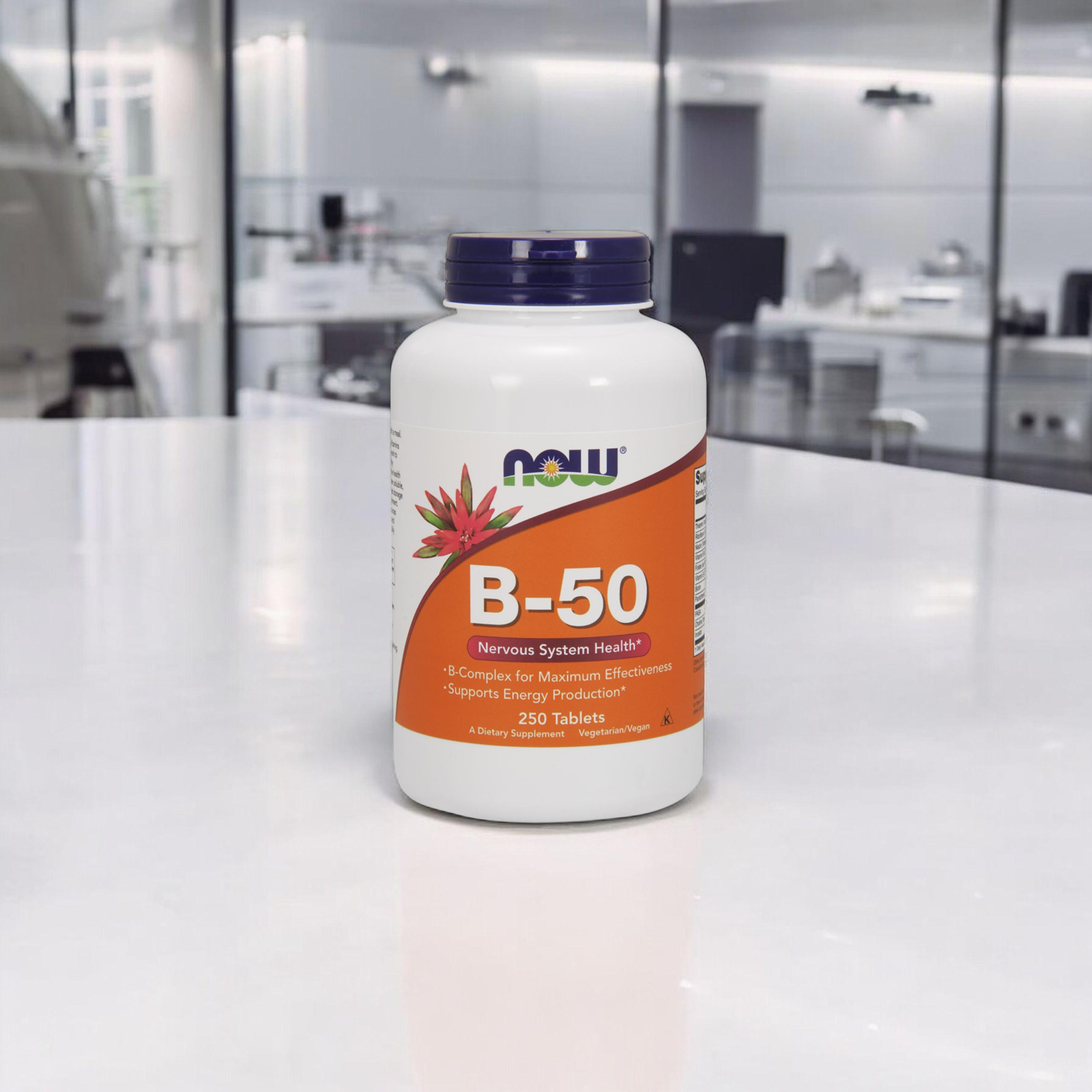 NOW Vitamin B-50 - 3x 250tab