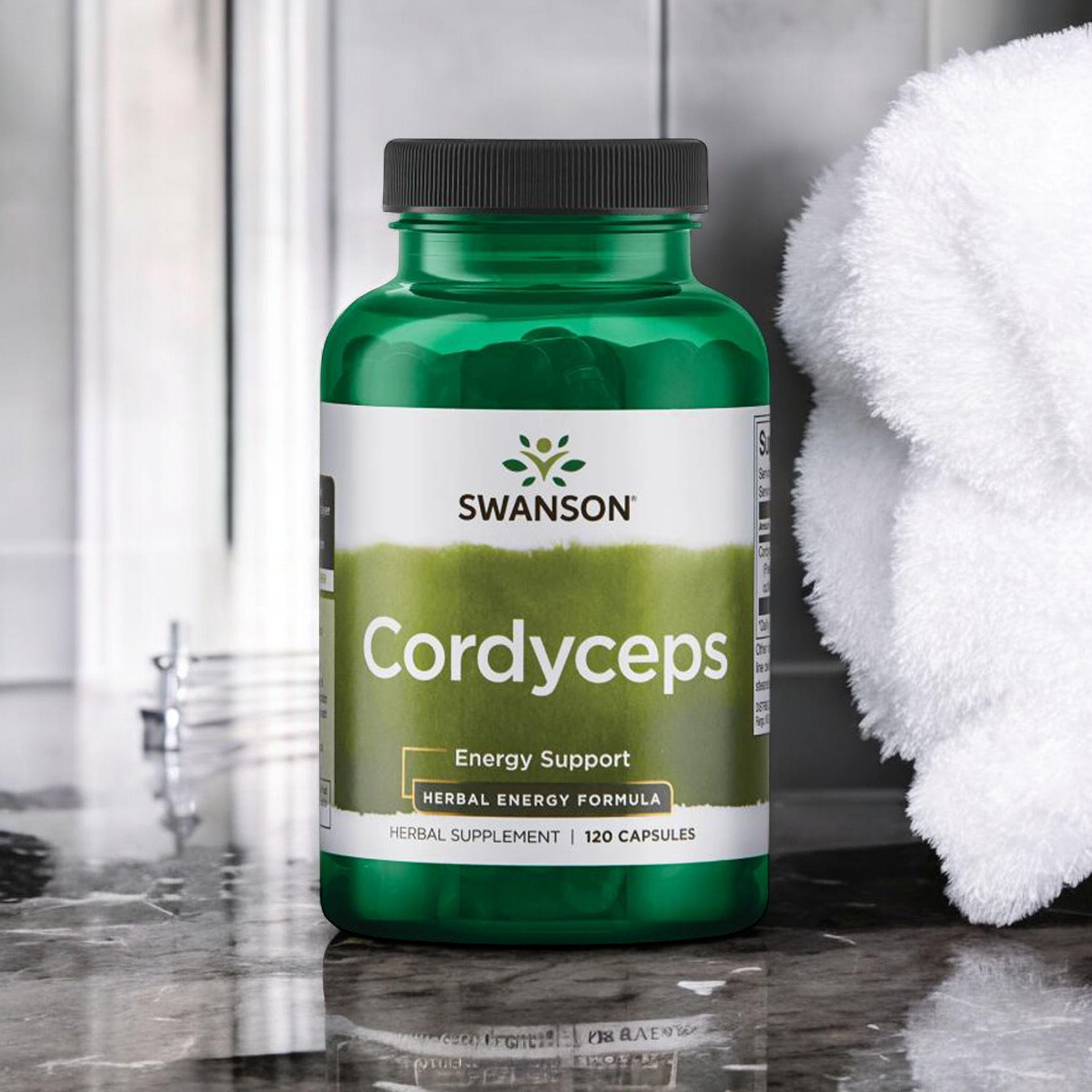 SWANSON Cordyceps 600mg - 2x 120caps
