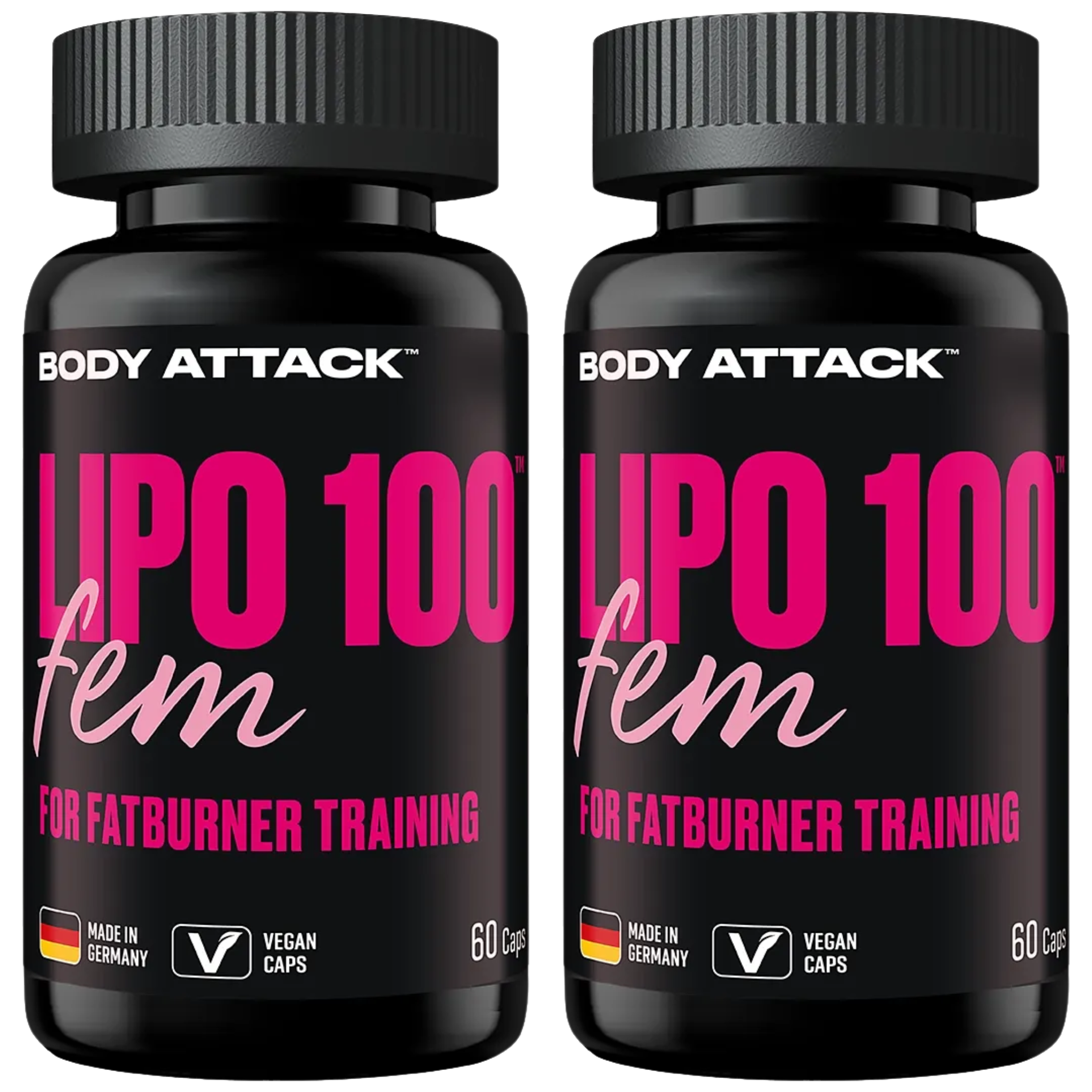 BODY ATTACK Lipo 100 FEM - 2x 60vcaps