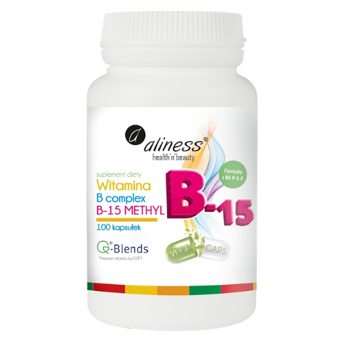 ALINESS - Witamina B Complex B-15 Methyl - 3x 100vcaps.