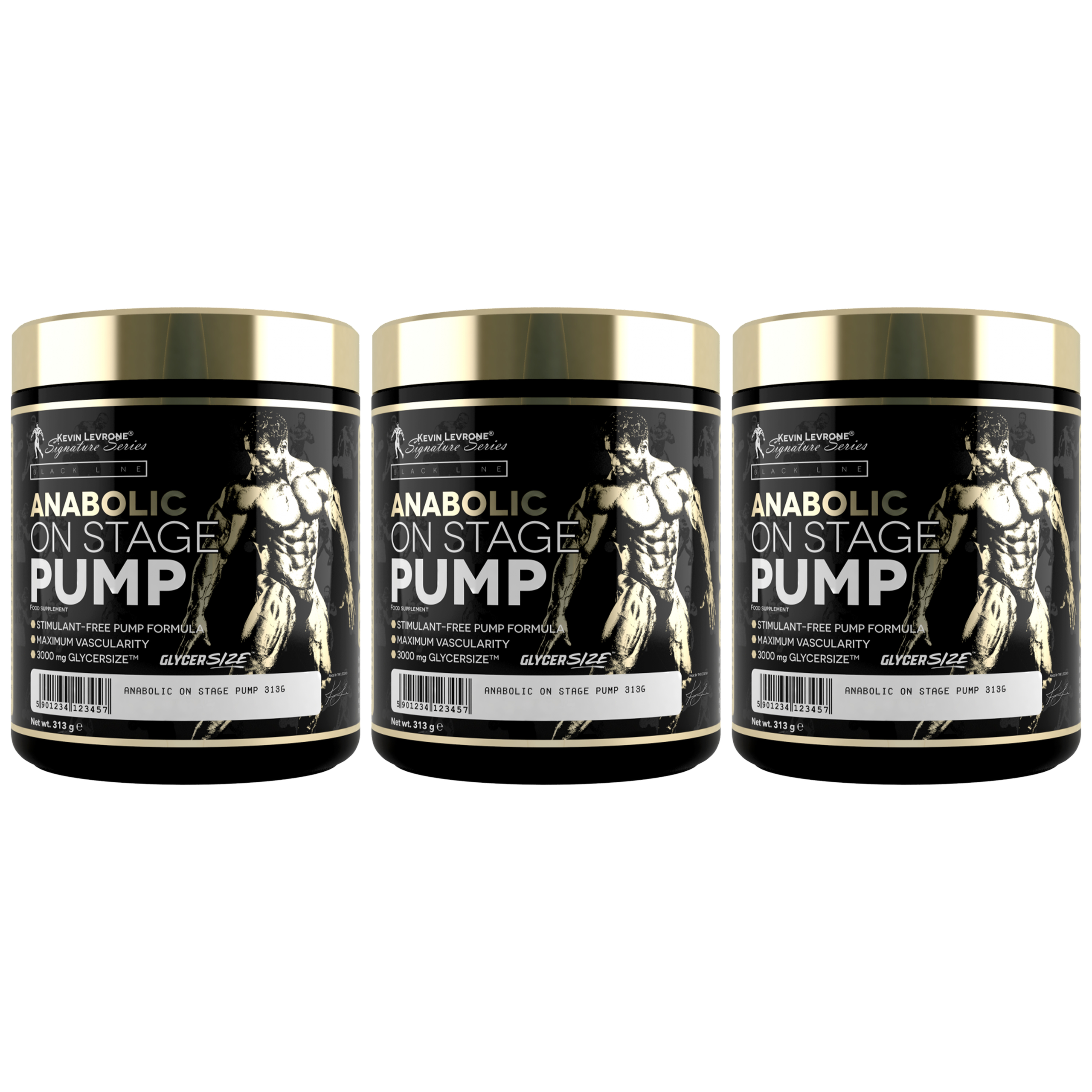 KEVIN LEVRONE Anabolic On Stage Pump - 3x 313g