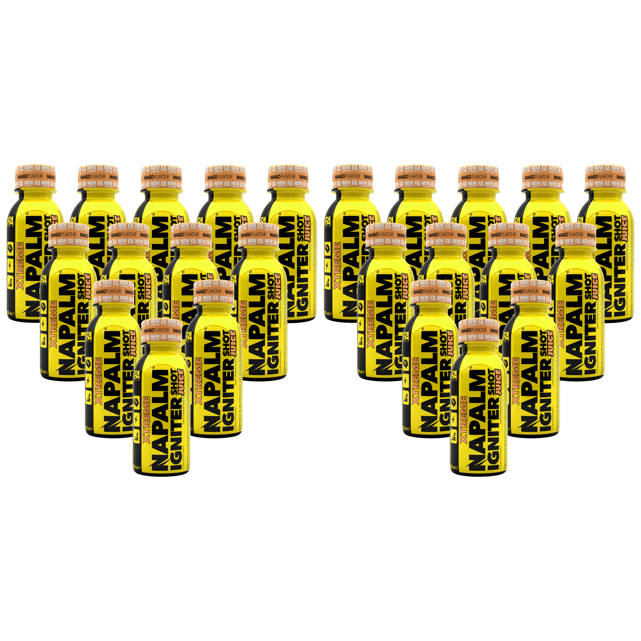 FITNESS AUTHORITY Napalm Igniter Juice Shot - 12x 2x 120ml