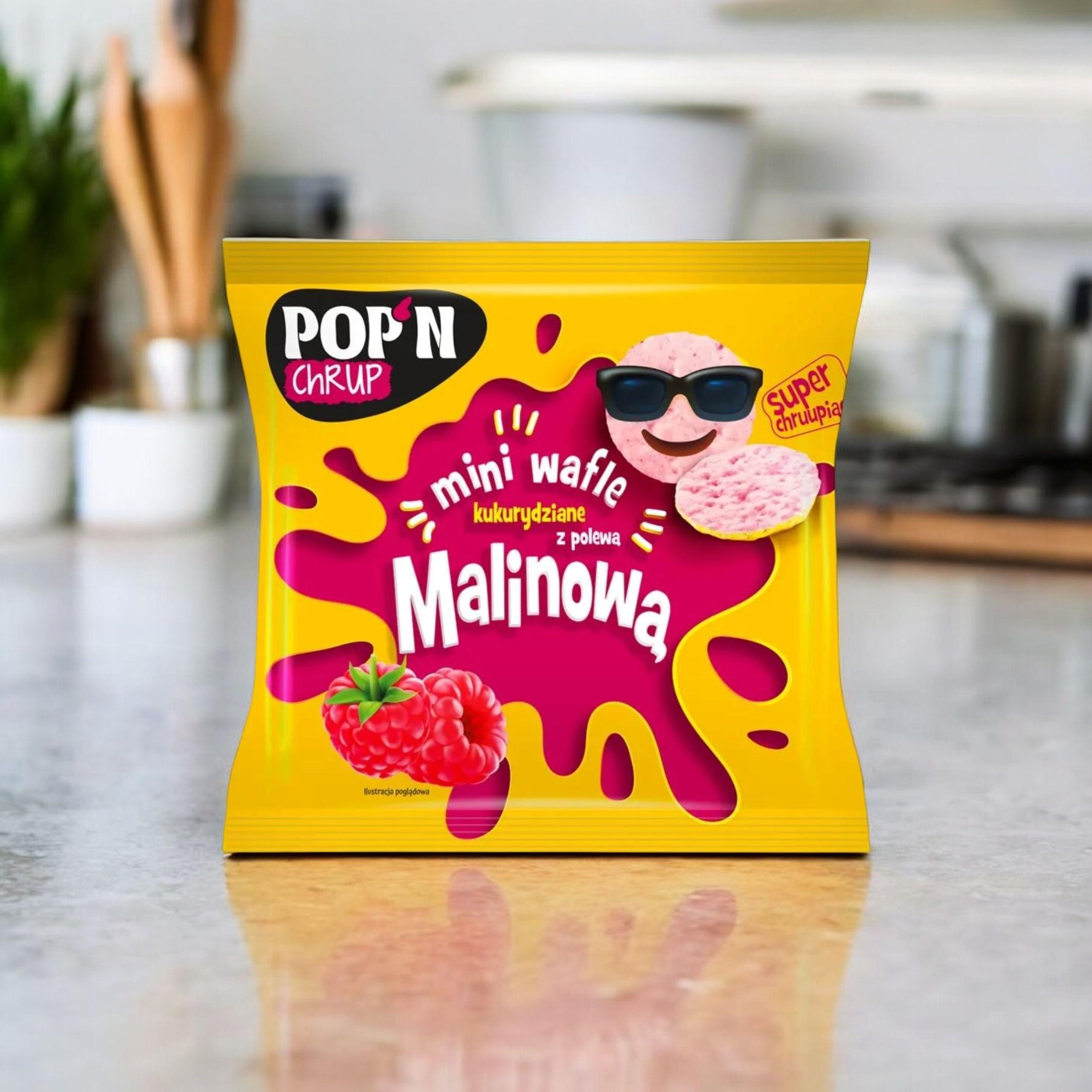 SANTE - Mini Wafle Kukurydziane - 35g - Raspberry