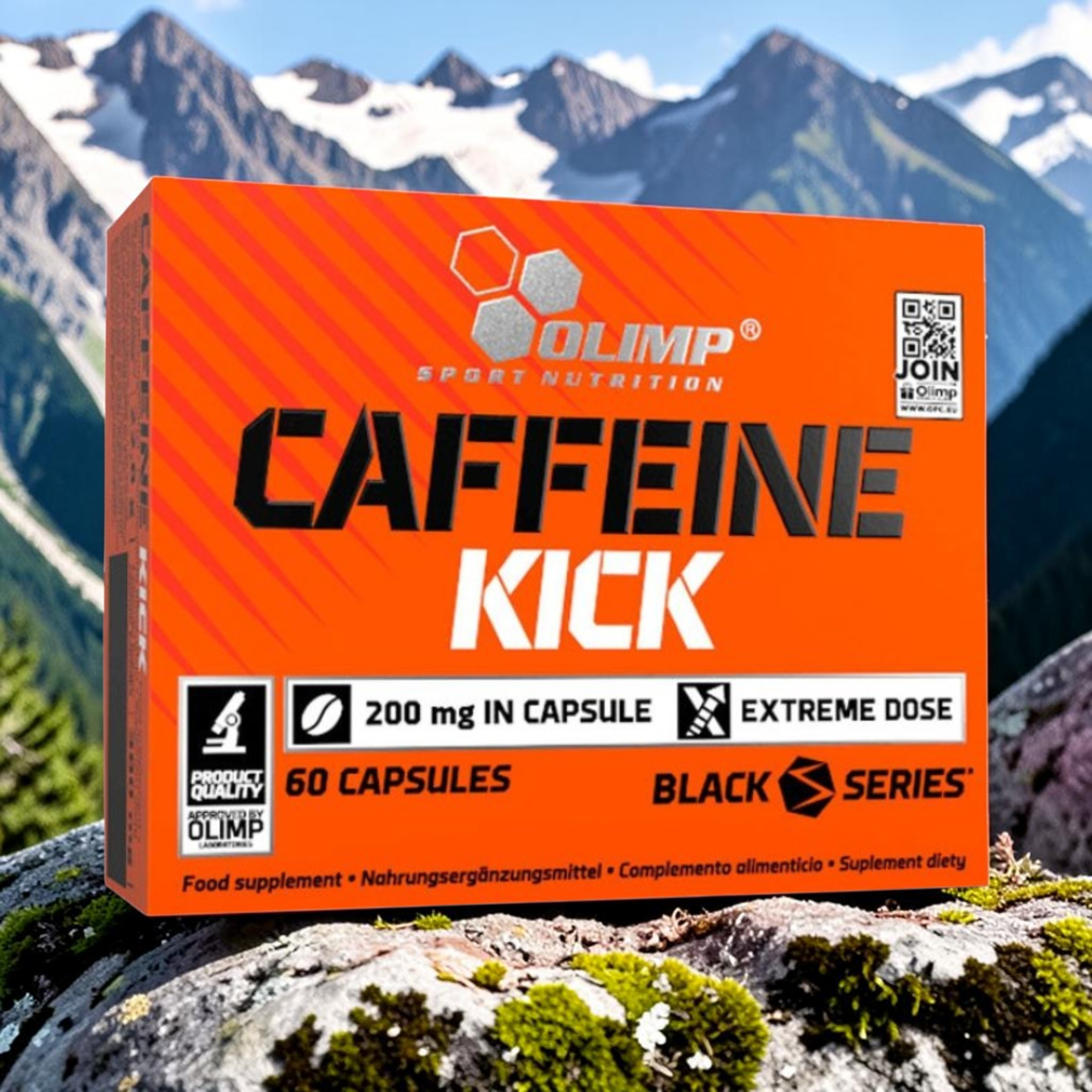 OLIMP Caffeine Kick 200mg - 3x 60caps.
