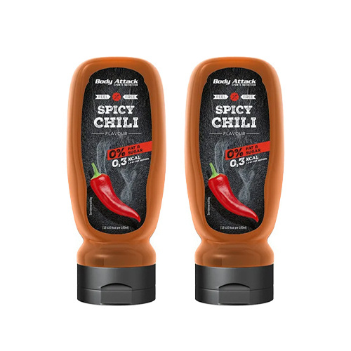 BODY ATTACK Spicy Chilli Sauce - 2x 320ml
