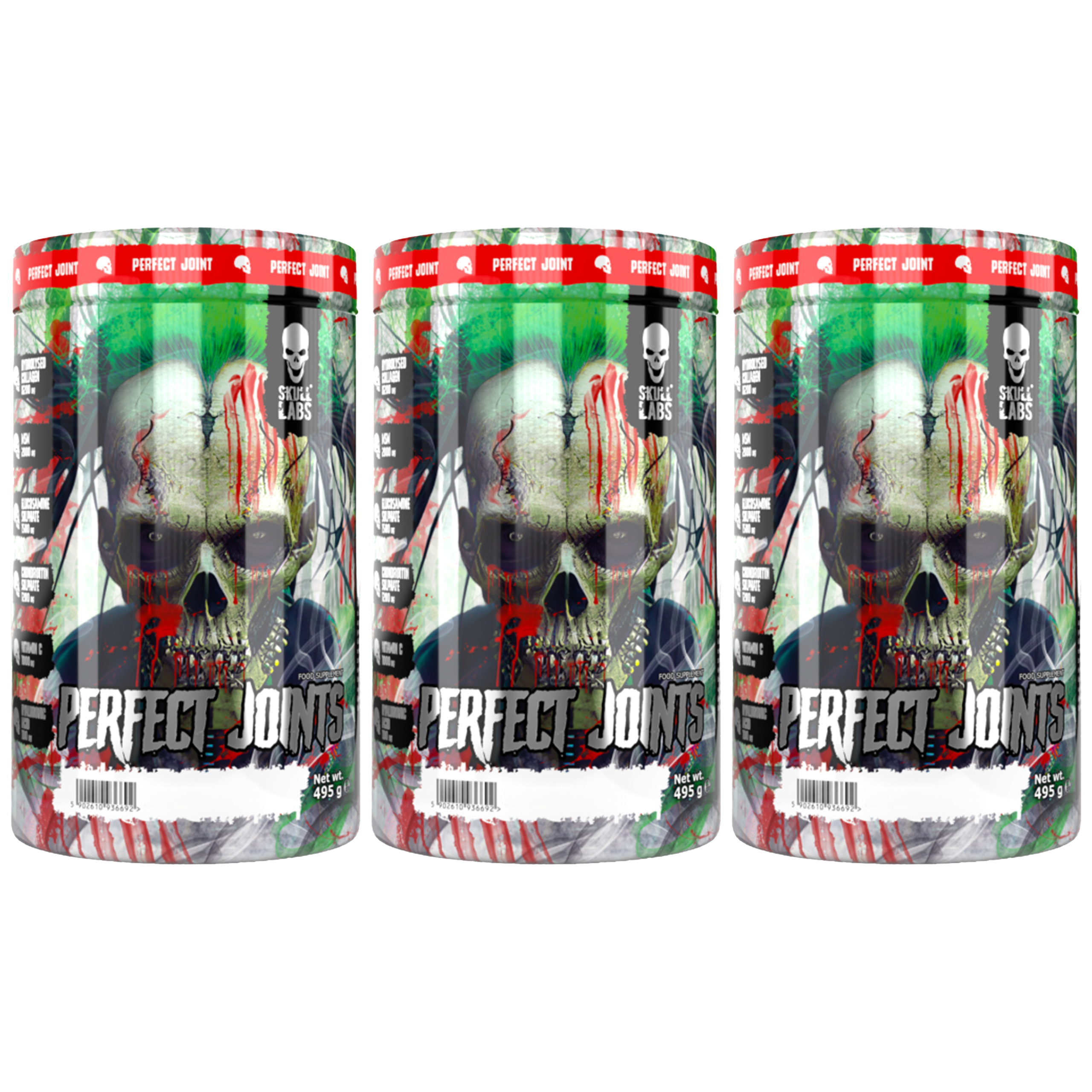 SKULL LABS - Perfect Joints - 3x 495g - Tropical