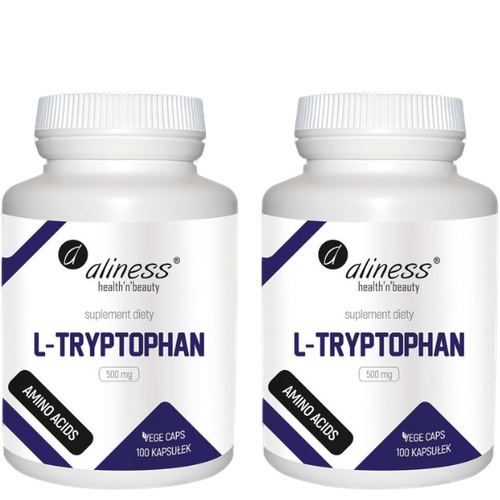 ALINESS - L-Tryptophan 500mg - 2x 100vcaps.