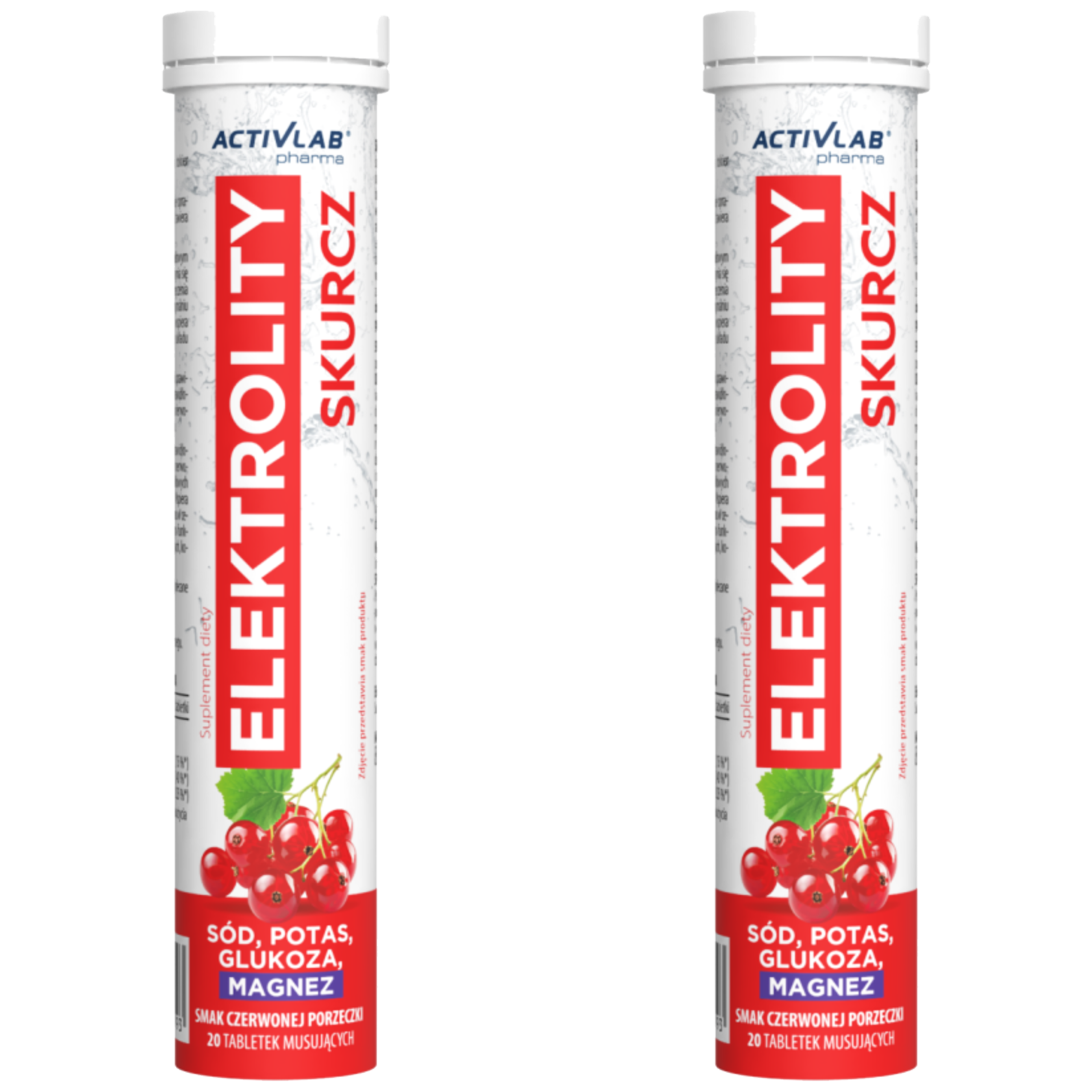 ACTIVLAB PHARMA - Elektrolity Skurcz - 20tabs - 2x RedCurrant