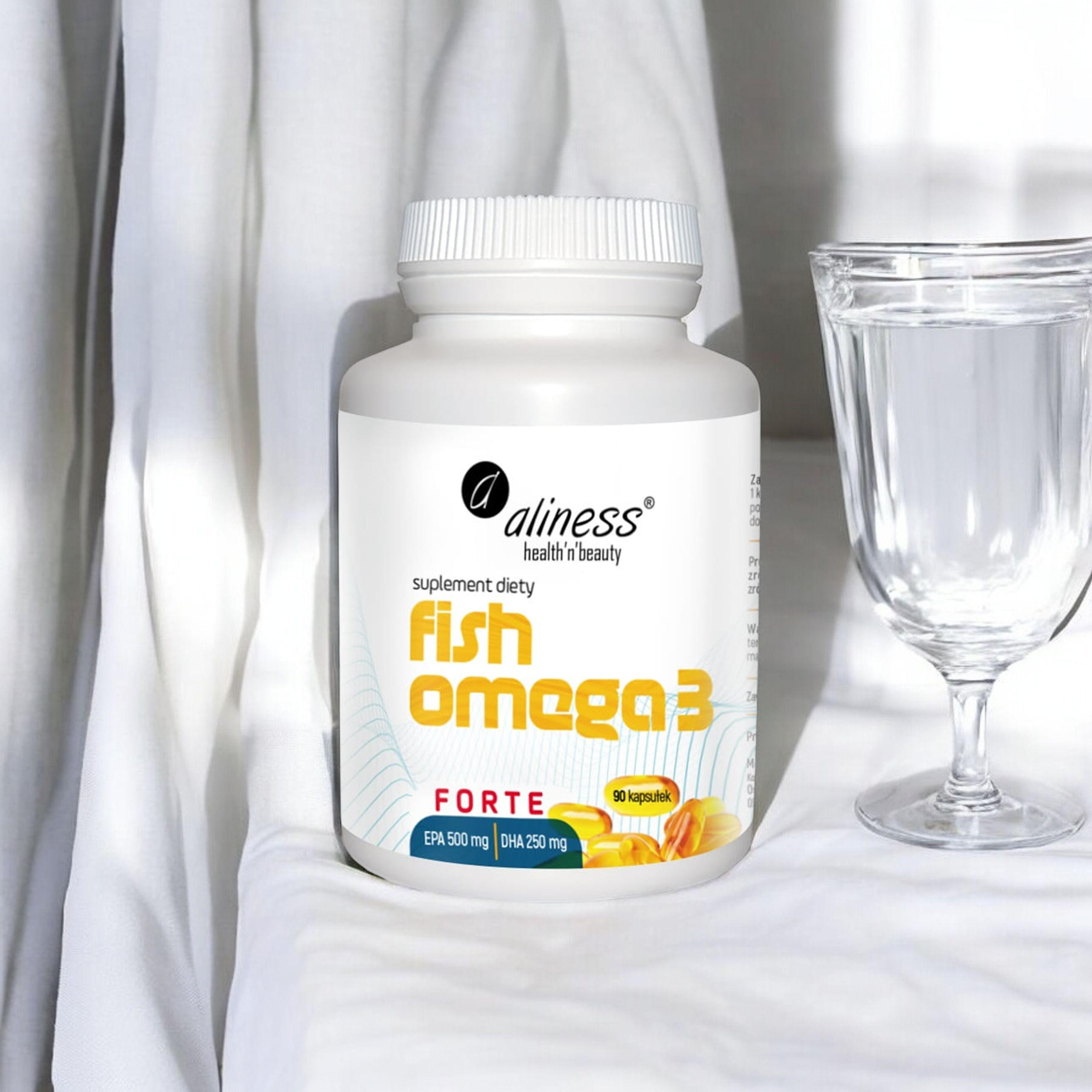 ALINESS - Fish Omega 3 Forte EPA 500mg DHA 250mg - 3x 60caps.