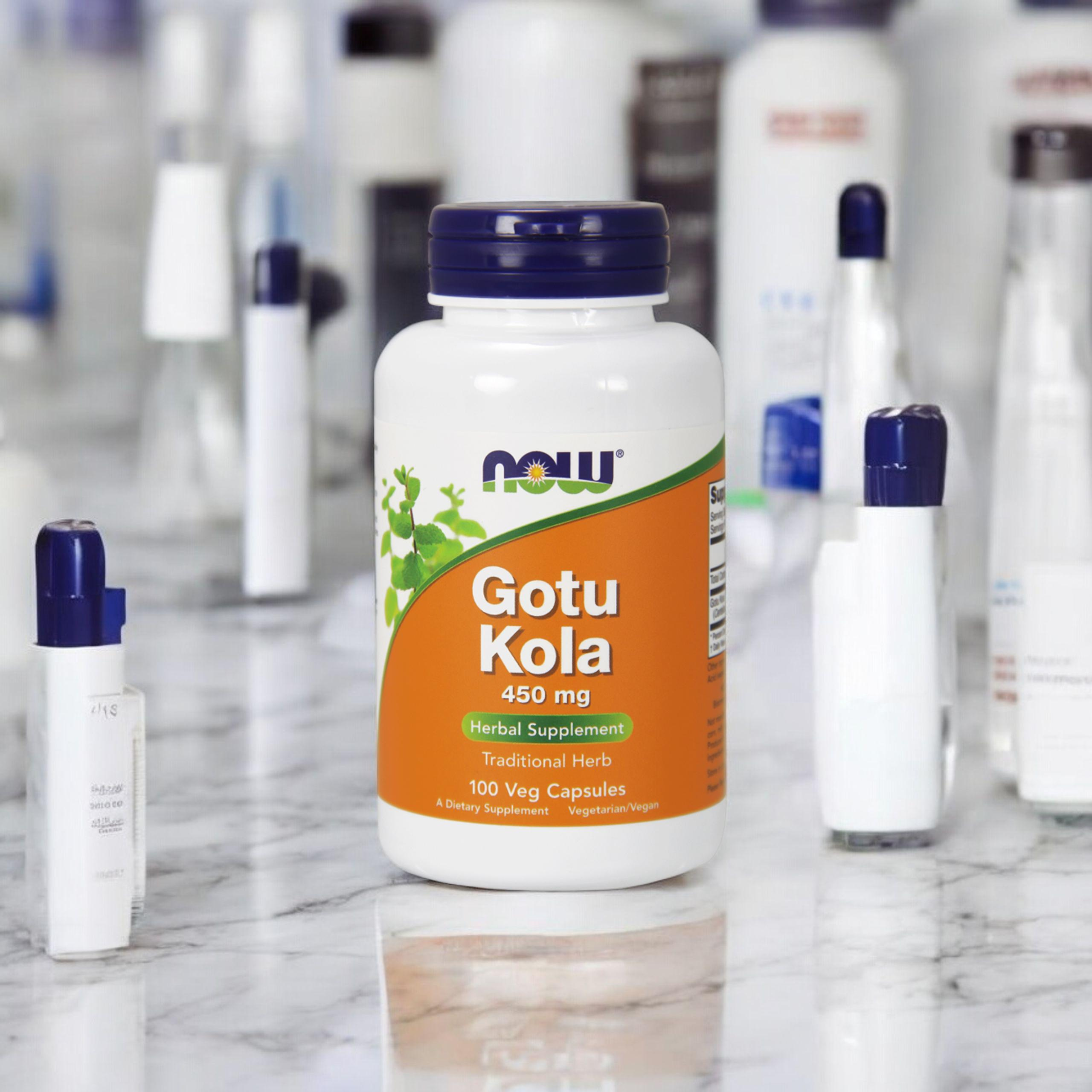 NOW Gotu Kola 450mg - 3x 100vcaps