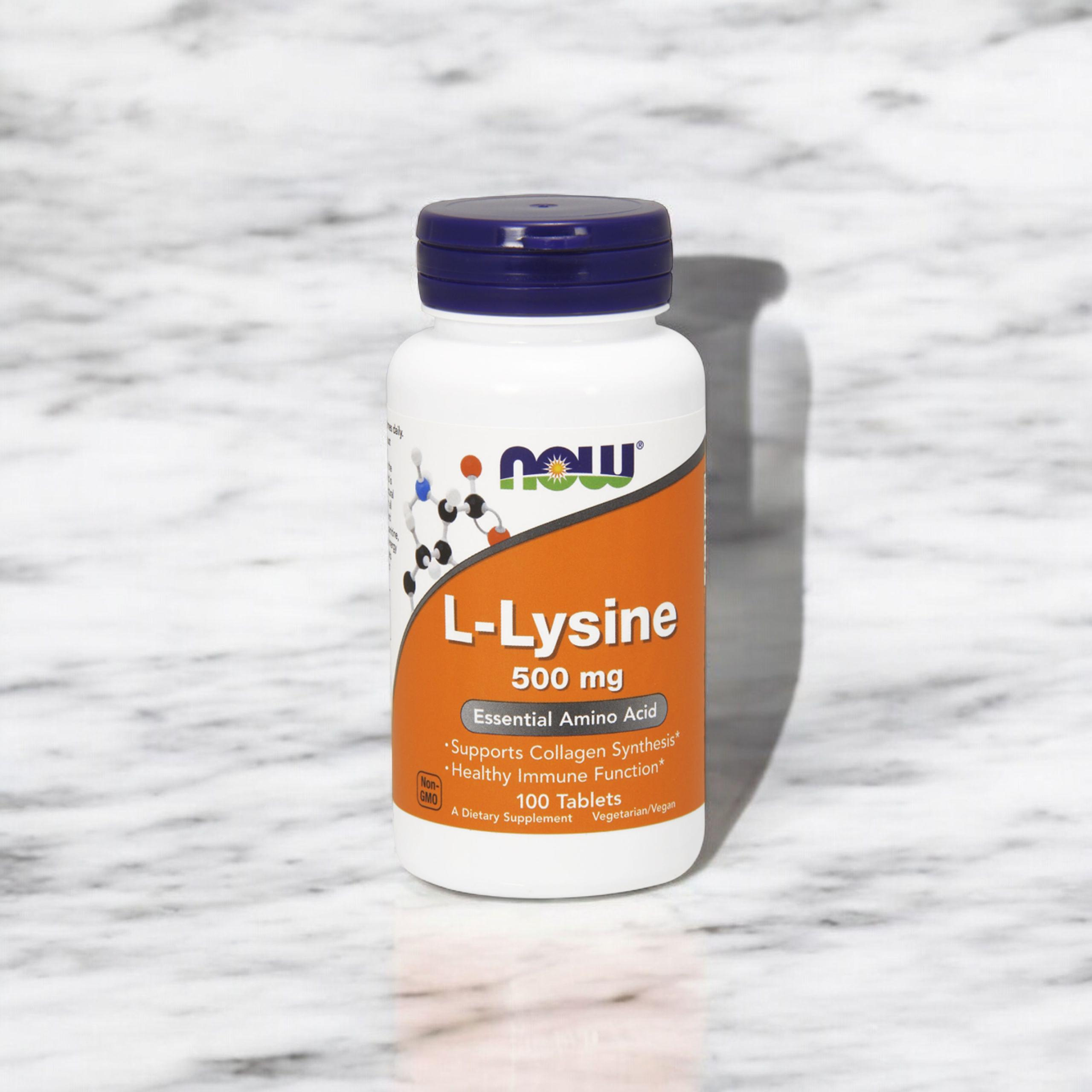 NOW L-Lysine - 3x 100tab
