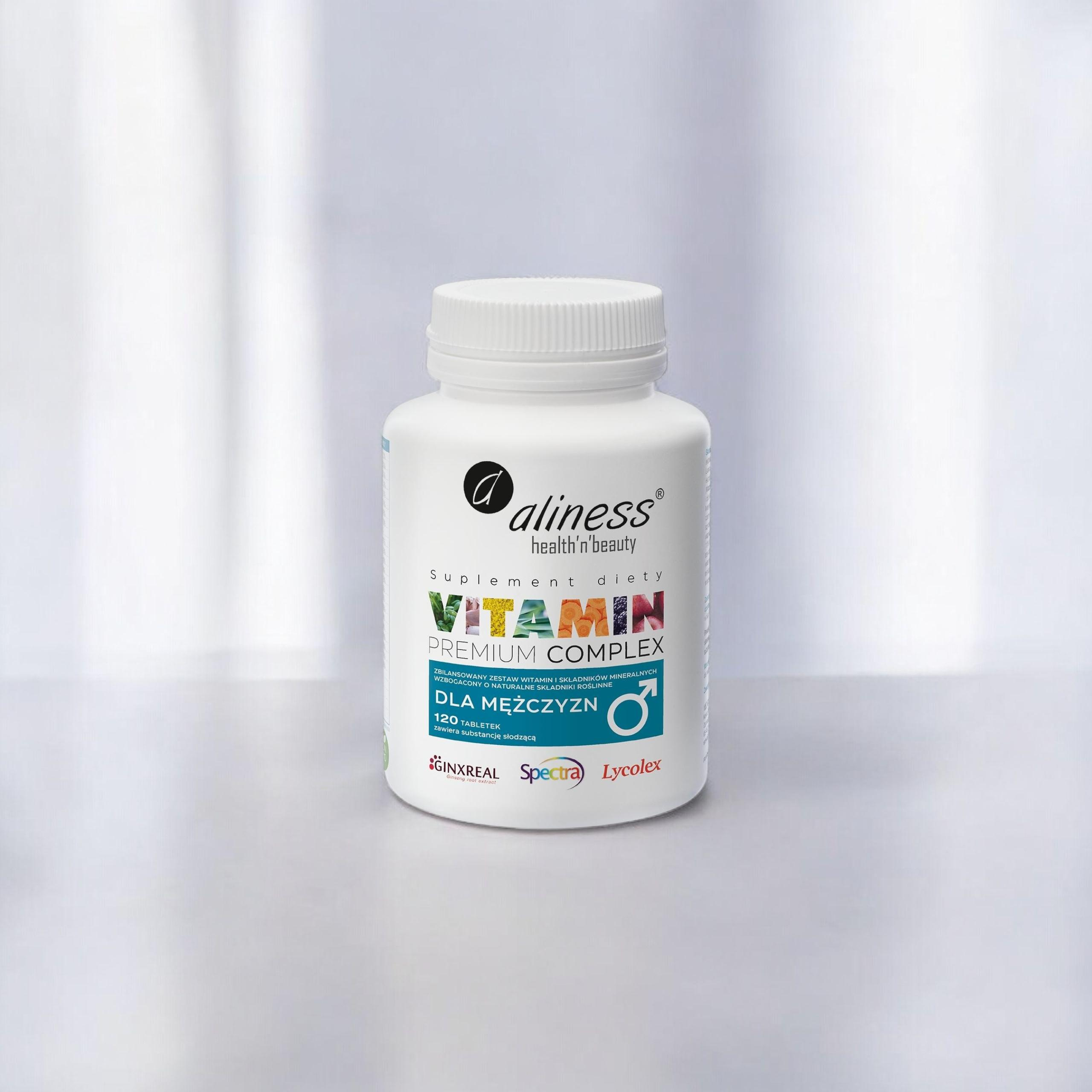 ALINESS - Vitamin Complex For Men - 2x 120tabs.