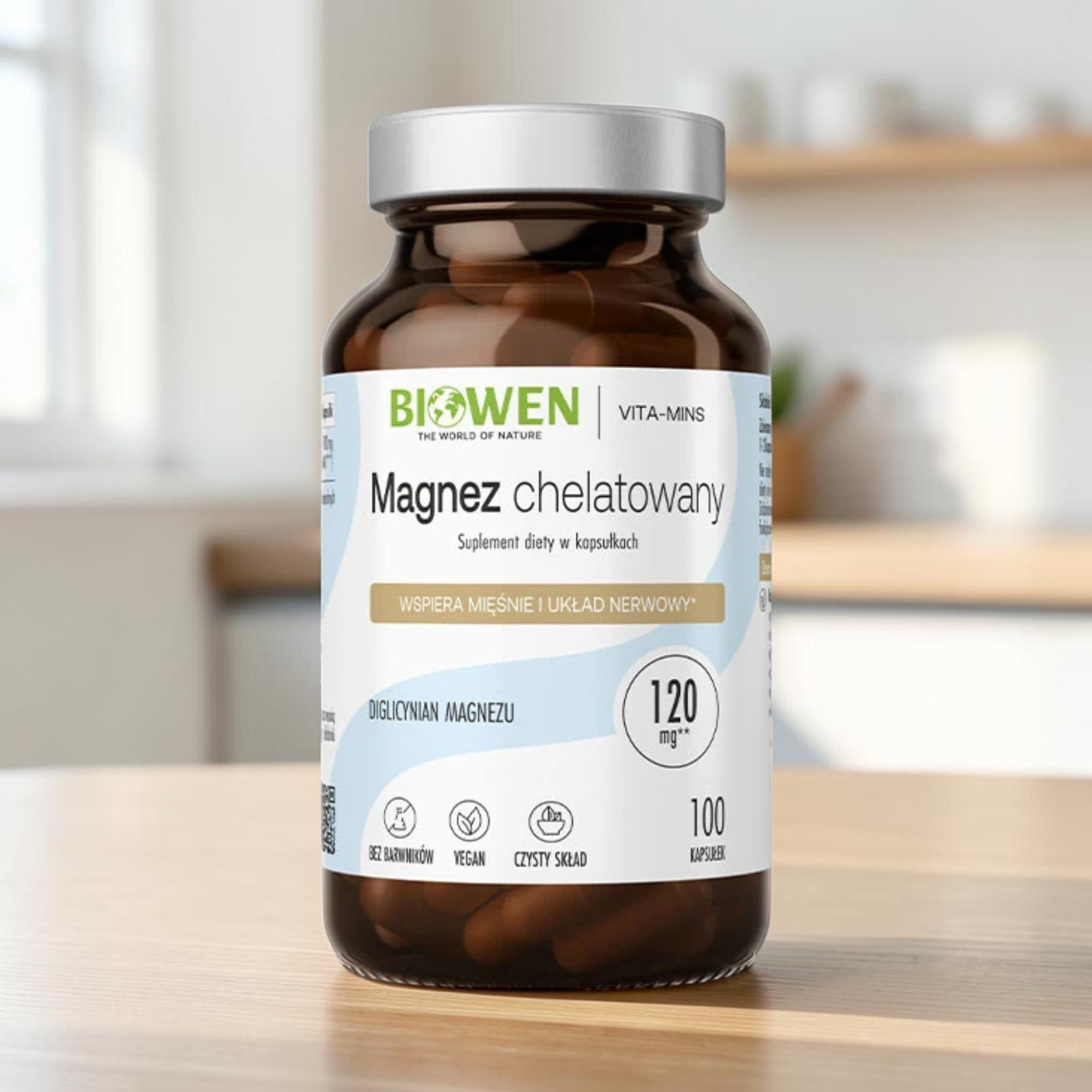 BIOWEN - Magnez Chelatowany 850mg - 100caps. pol_pl_BIOWEN-Magnez-Chelatowany-850mg-100caps-55125_2