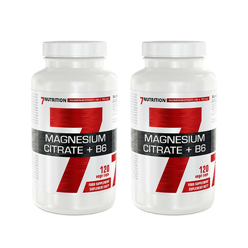 7 NUTRITION Magnesium Citrate + B6 - 2x 120vcaps