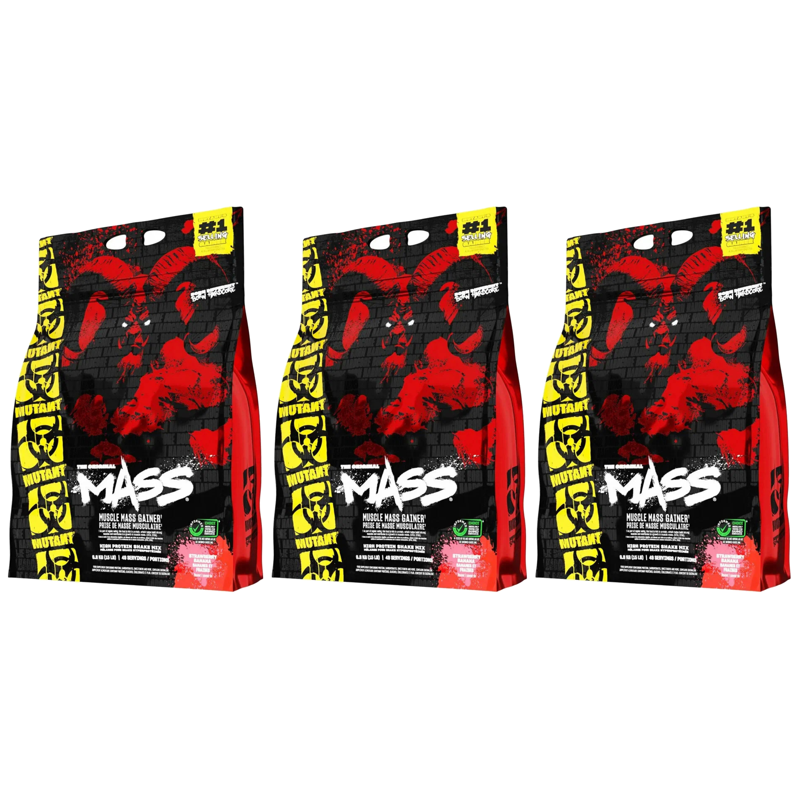 MUTANT Mutant Mass - 3x 6800g