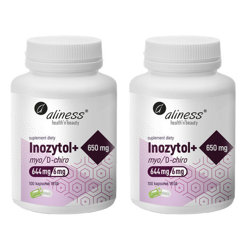 ALINESS - Inozytol Myo / D-Chiro 650mg - 2x 100vcaps.