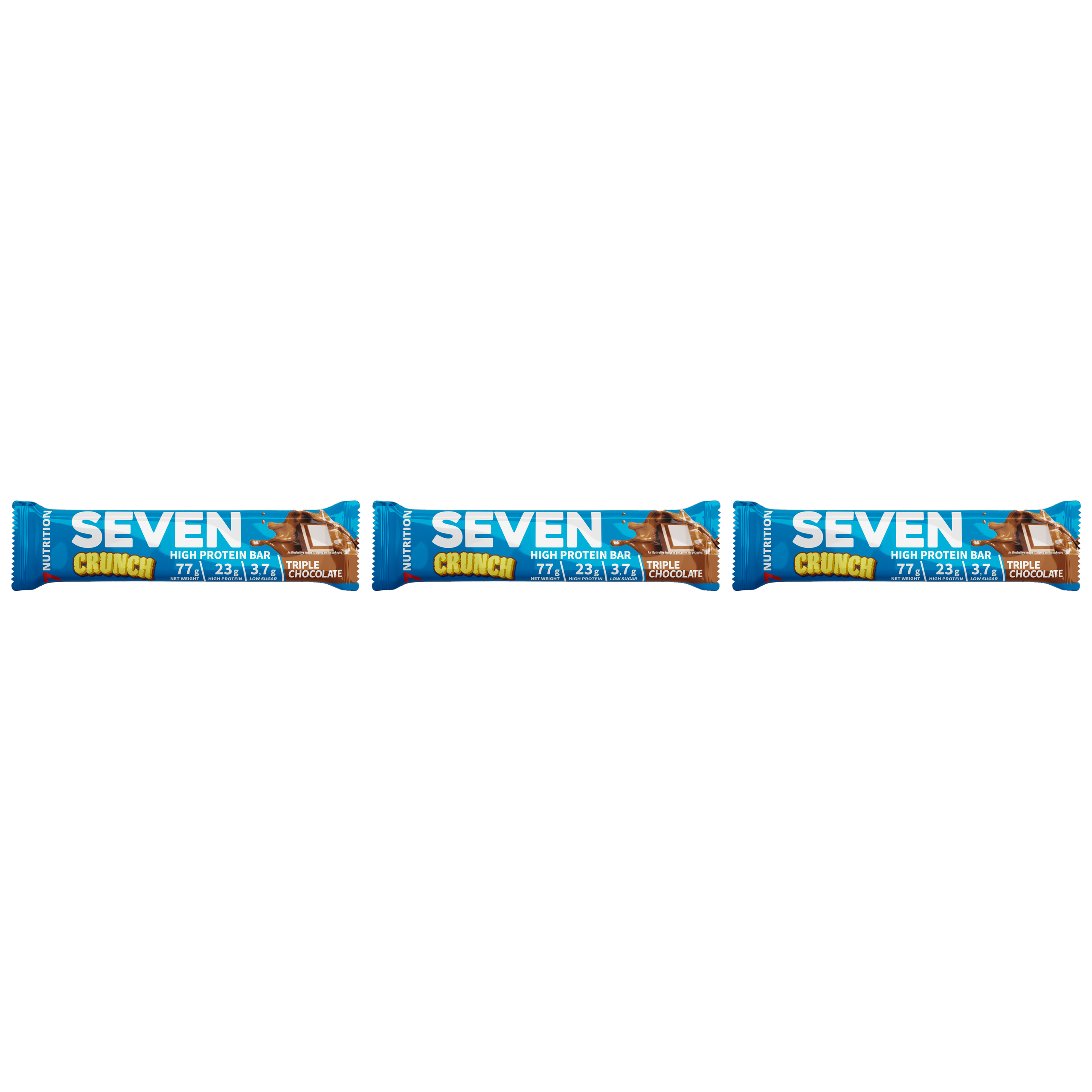7 NUTRITION Seven Crunch HP Bar - 3x 77g