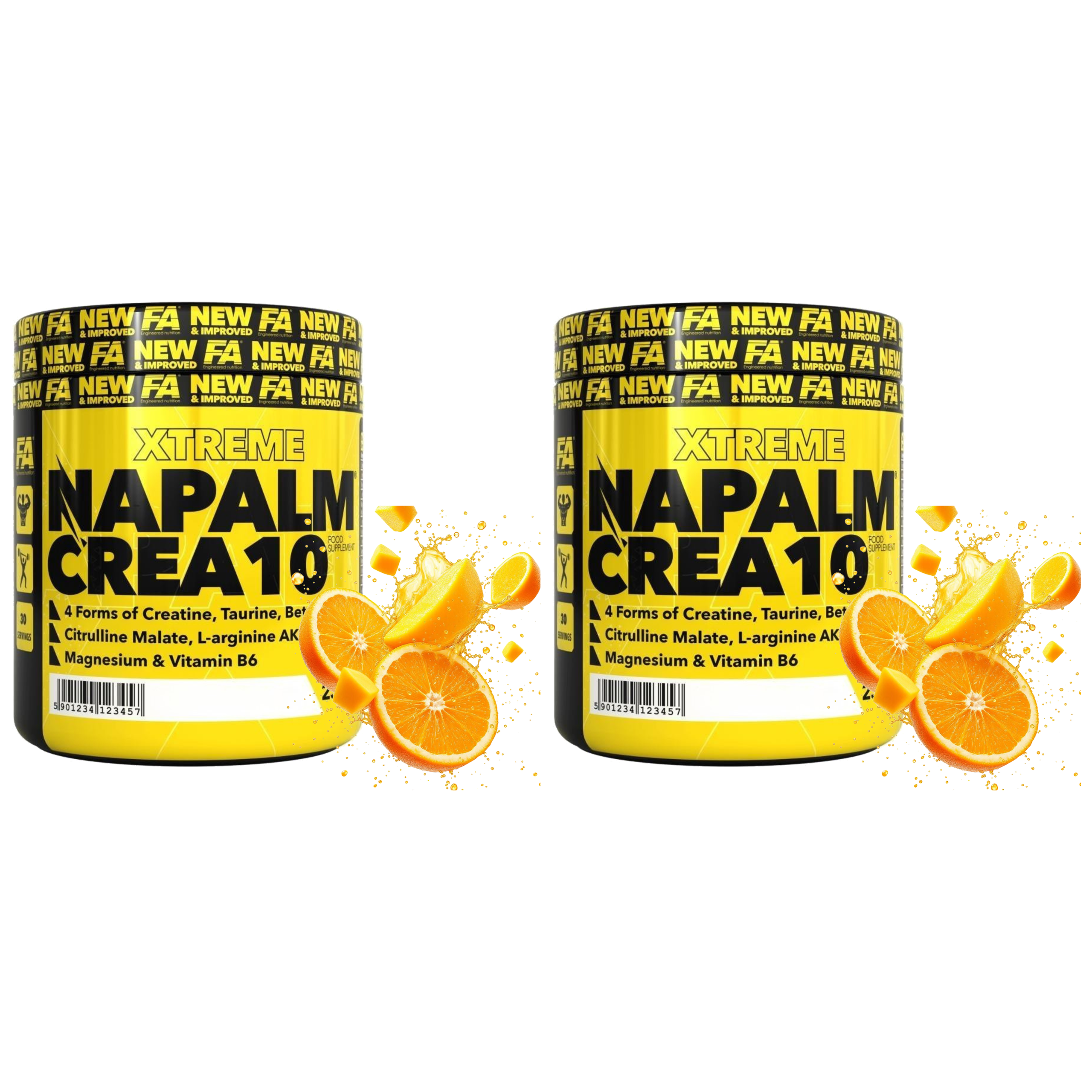 FITNESS AUTHORITY - Napalm Crea10 - 2x 234g