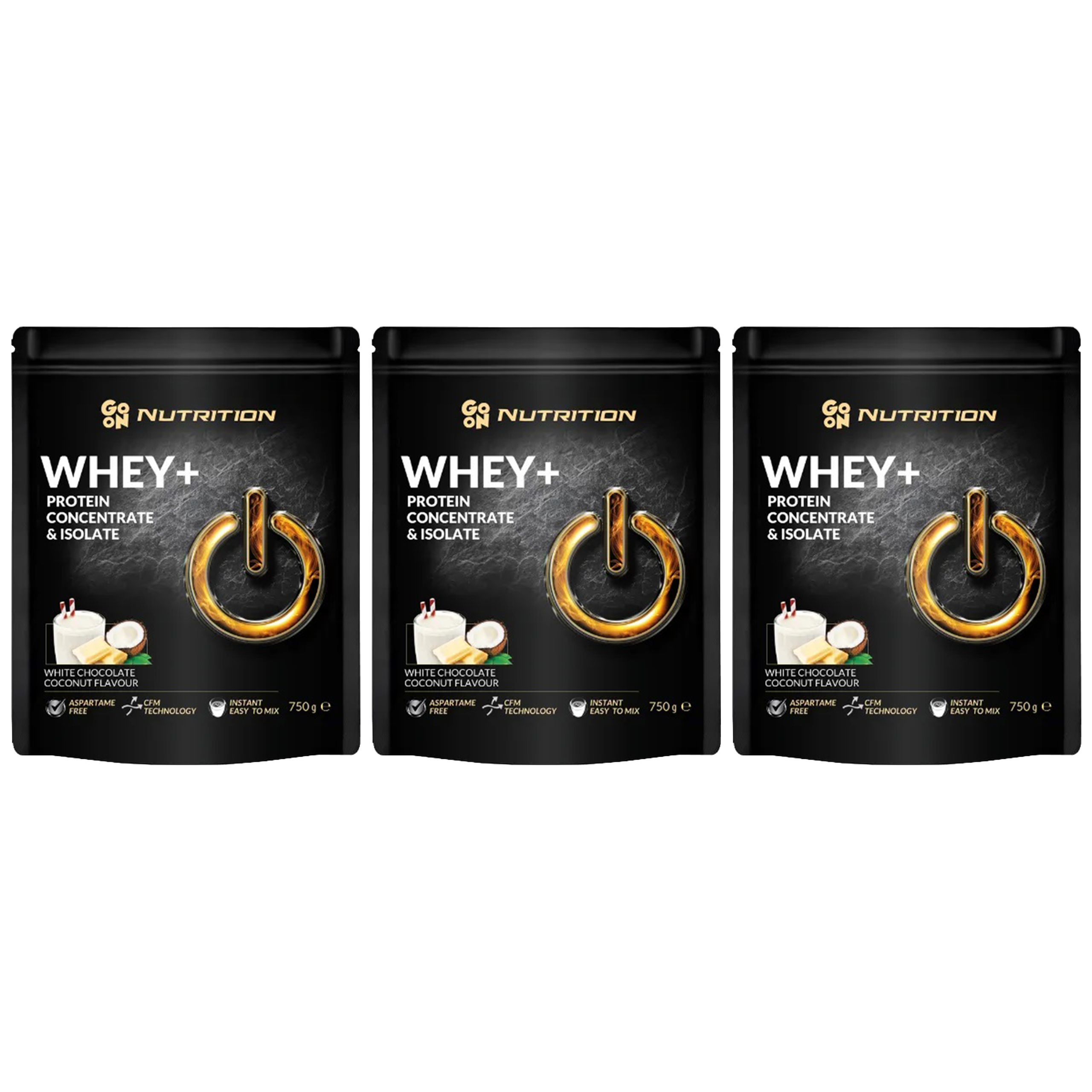 GO ON NUTRITION Whey - 3x 750g