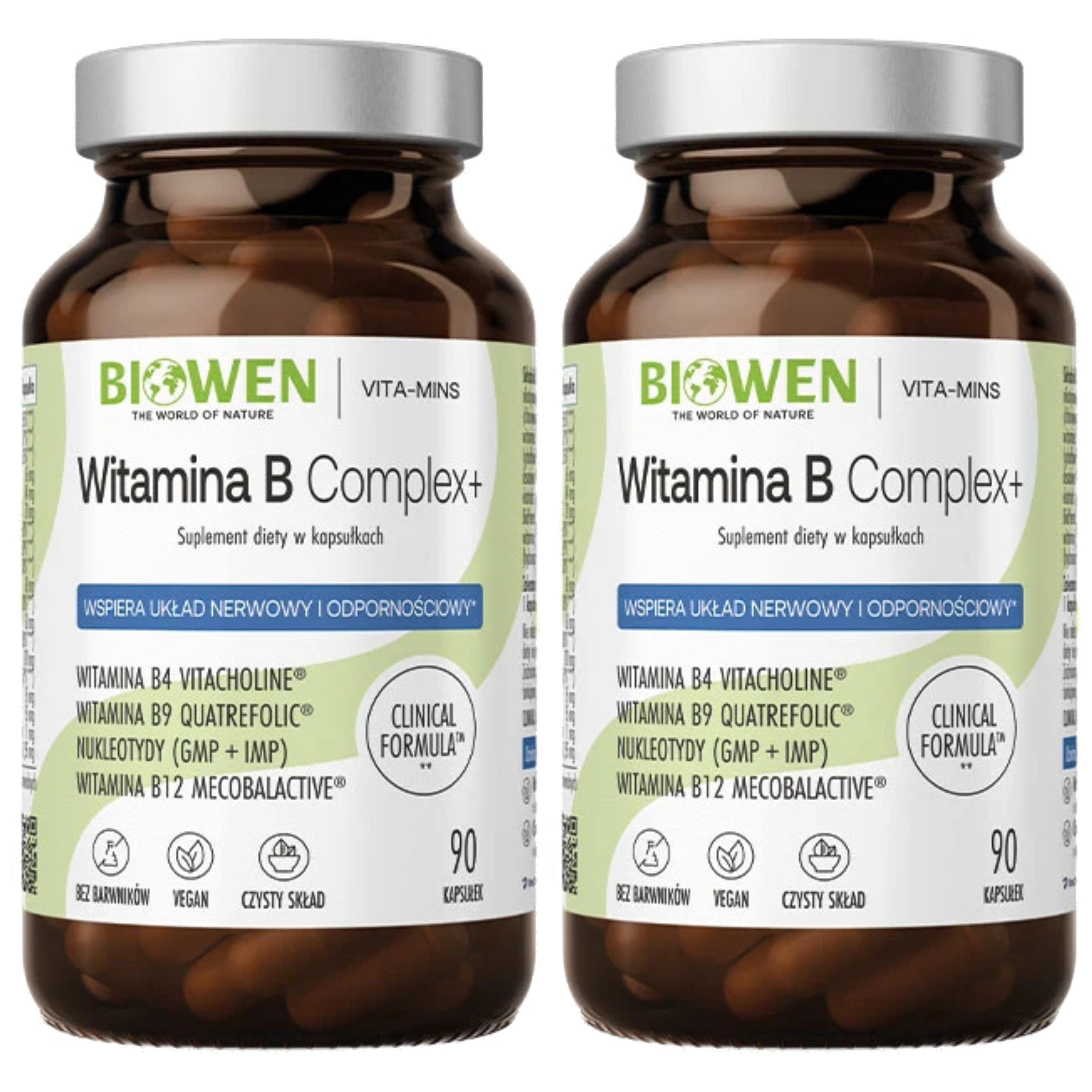 BIOWEN - Witamina B Complex+ - 2x 90 caps