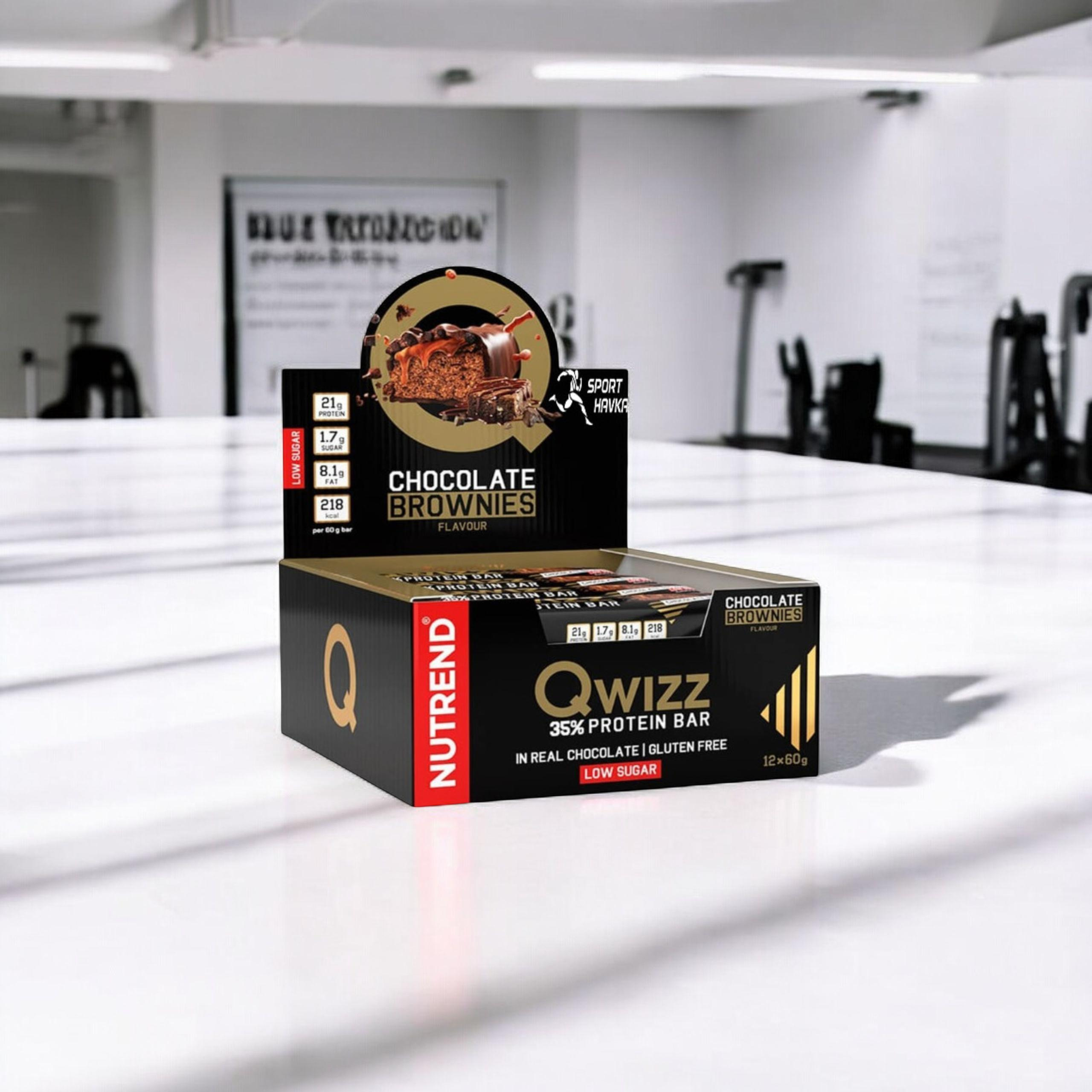 NUTREND - Baton QWIZZ Protein Bar - 24x 2x 60g