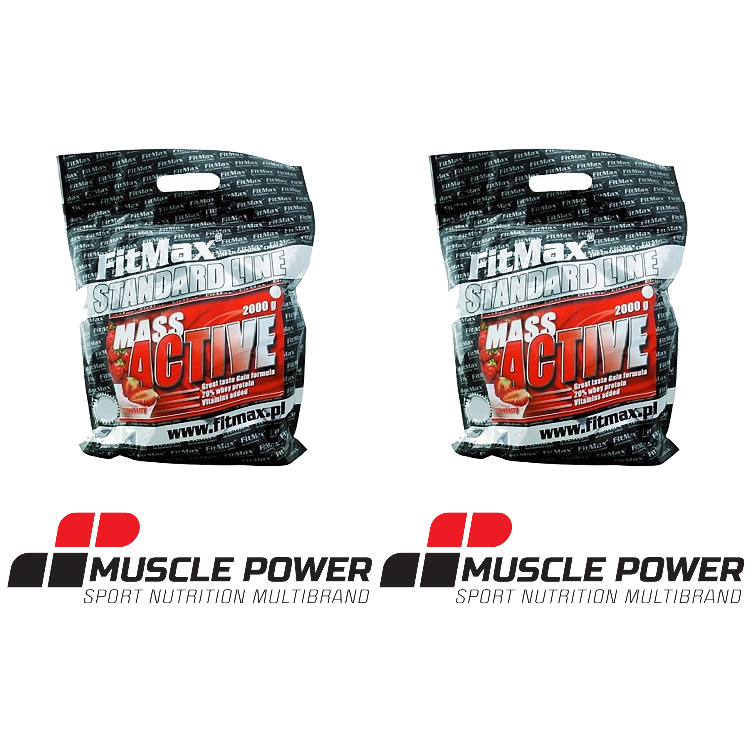 FITMAX Mass Active - 2x 2000g