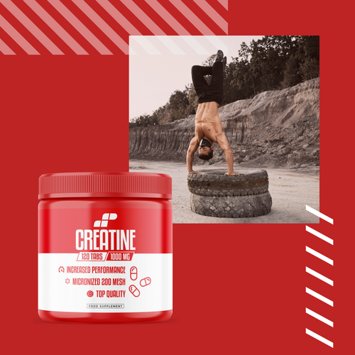 2x MP NUTRITION Creatine 1000mg - 120tabs