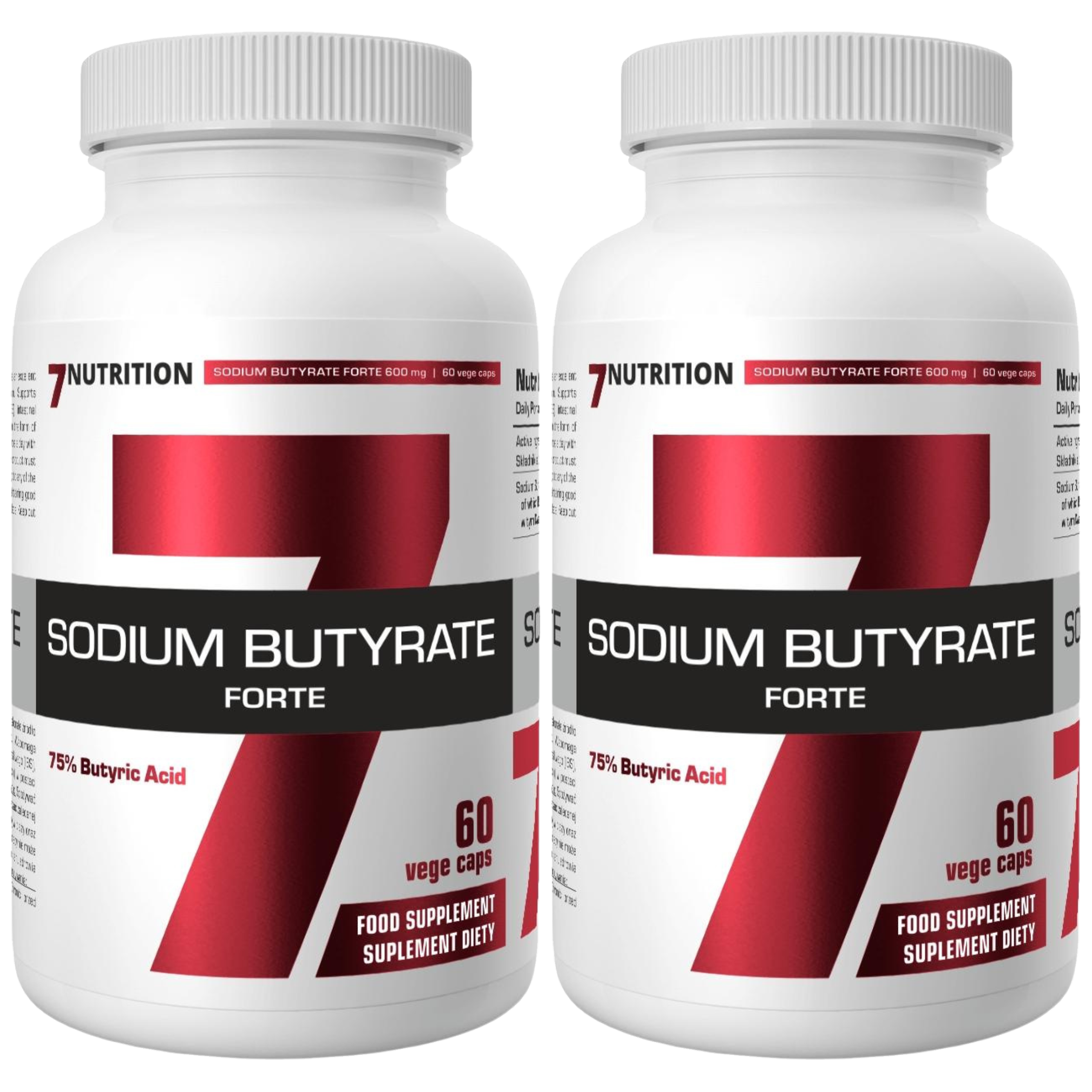 7 NUTRITION - Sodium Butyrate Forte - 2x 60 vege caps.