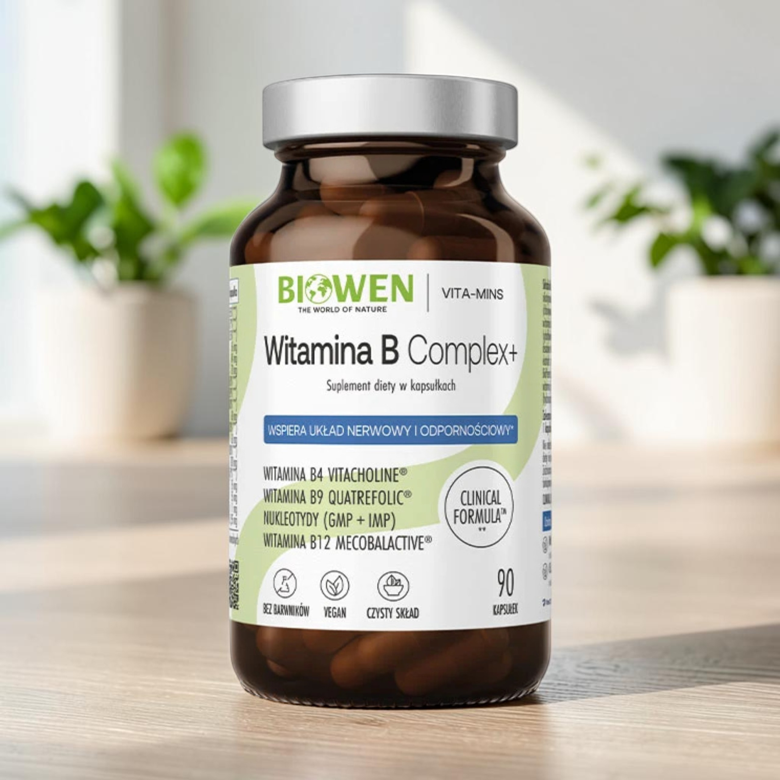 BIOWEN - Witamina B Complex+ - 90 caps