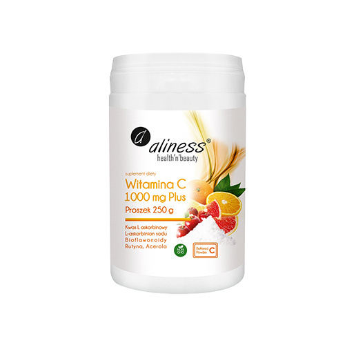 ALINESS - Witamina C 1000mg Plus - 250g x2