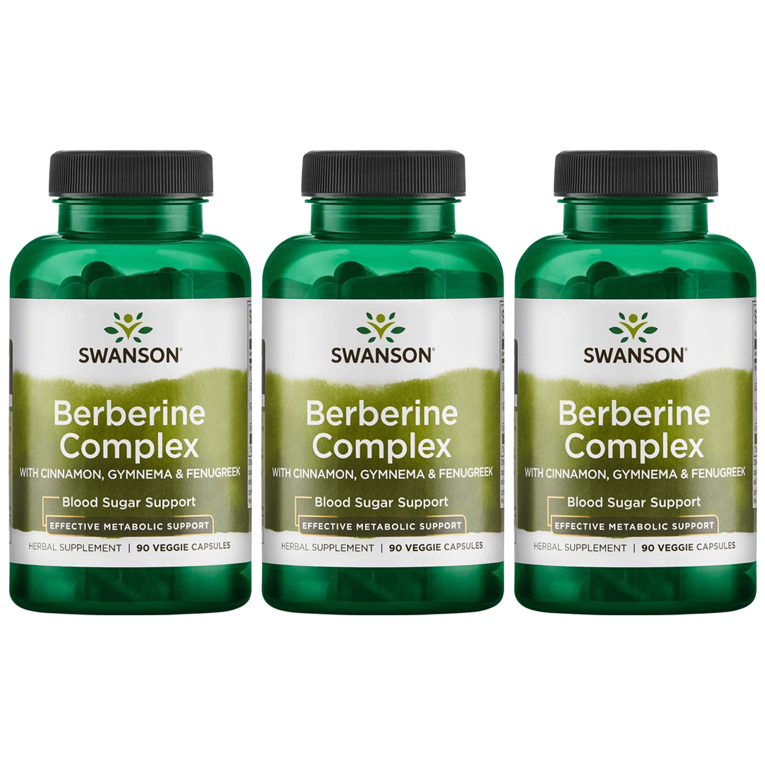 SWANSON Berberine Complex - 3x 90vcaps.