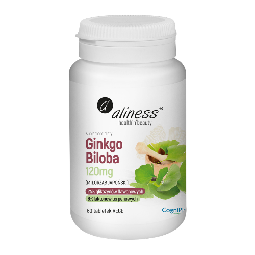 ALINESS - Ginkgo Biloba 120mg - 60vtabs.