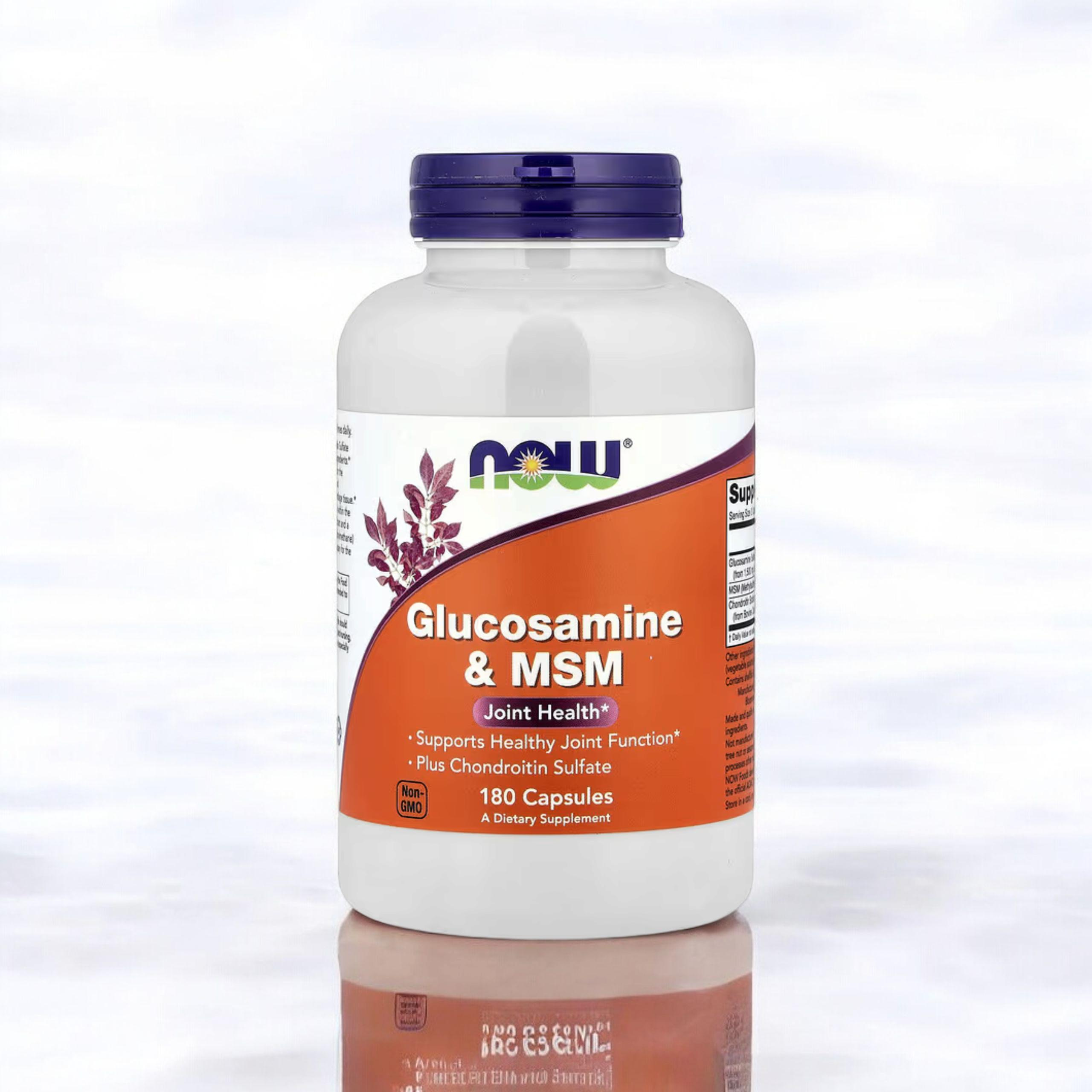 NOW Glucosamine & MSM - 180caps