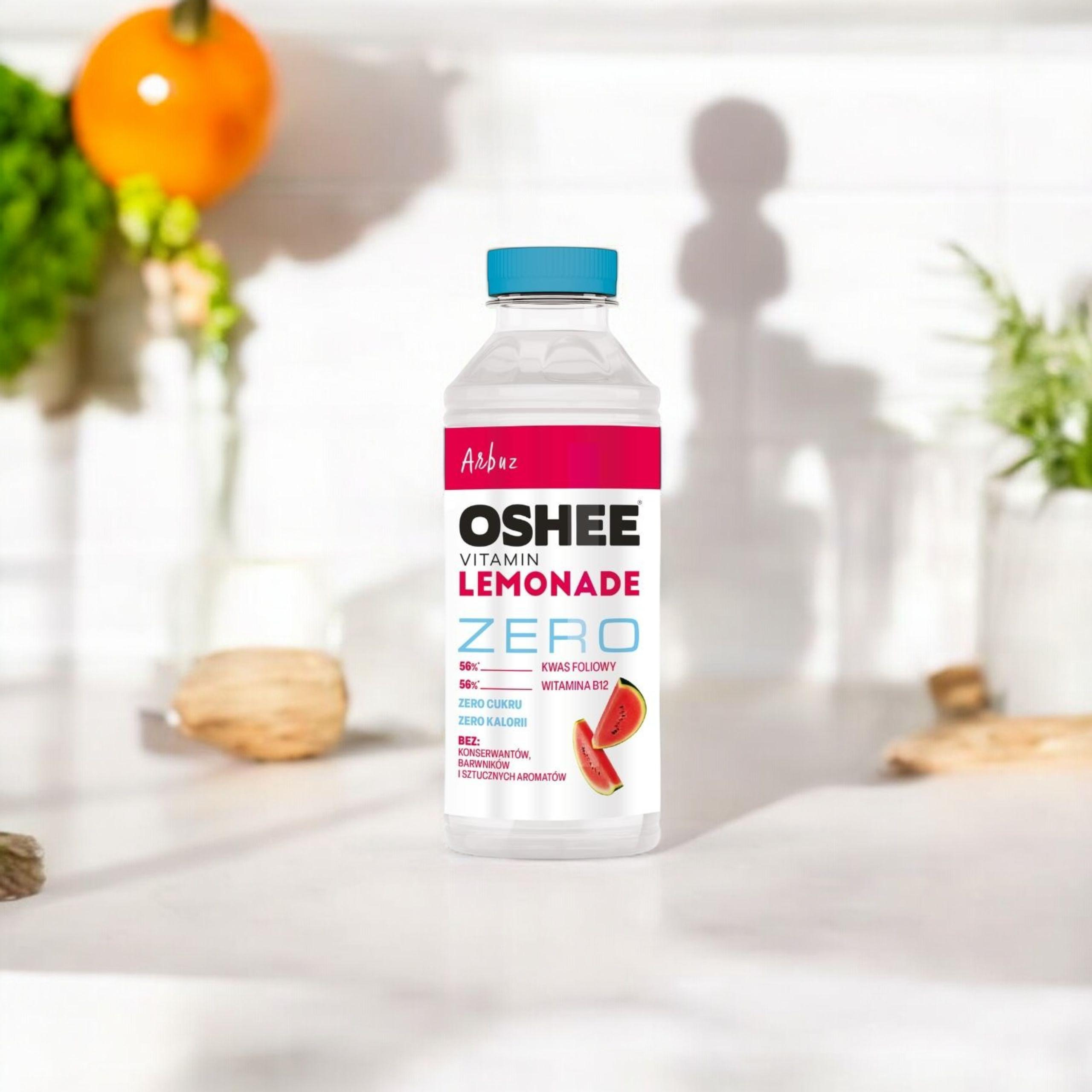 OSHEE - Vitamin Lemonade Zero - 555ml - Watermelon - WYPRZEDAŻ - 1-03