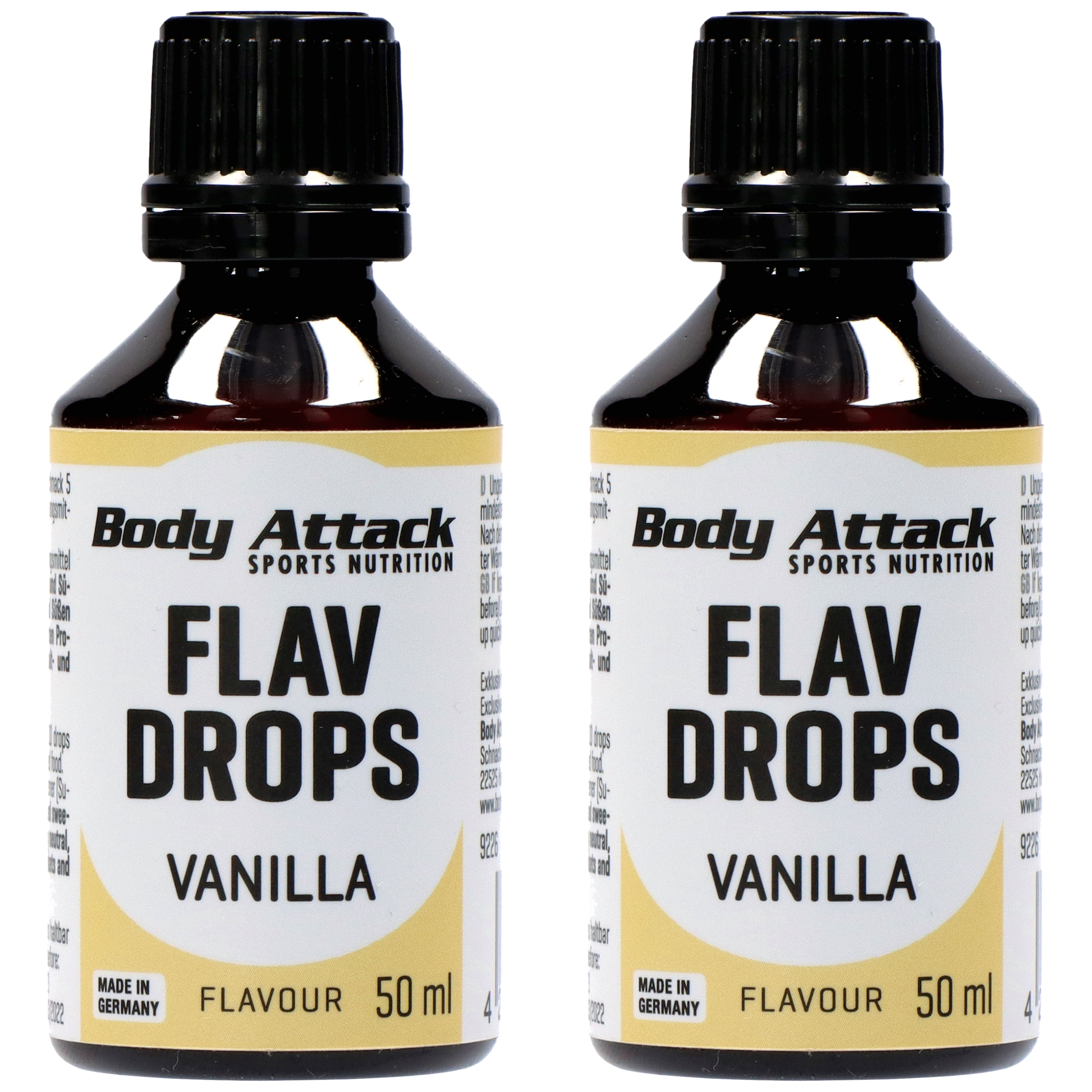 BODY ATTACK Flav Drops - 2x 50ml