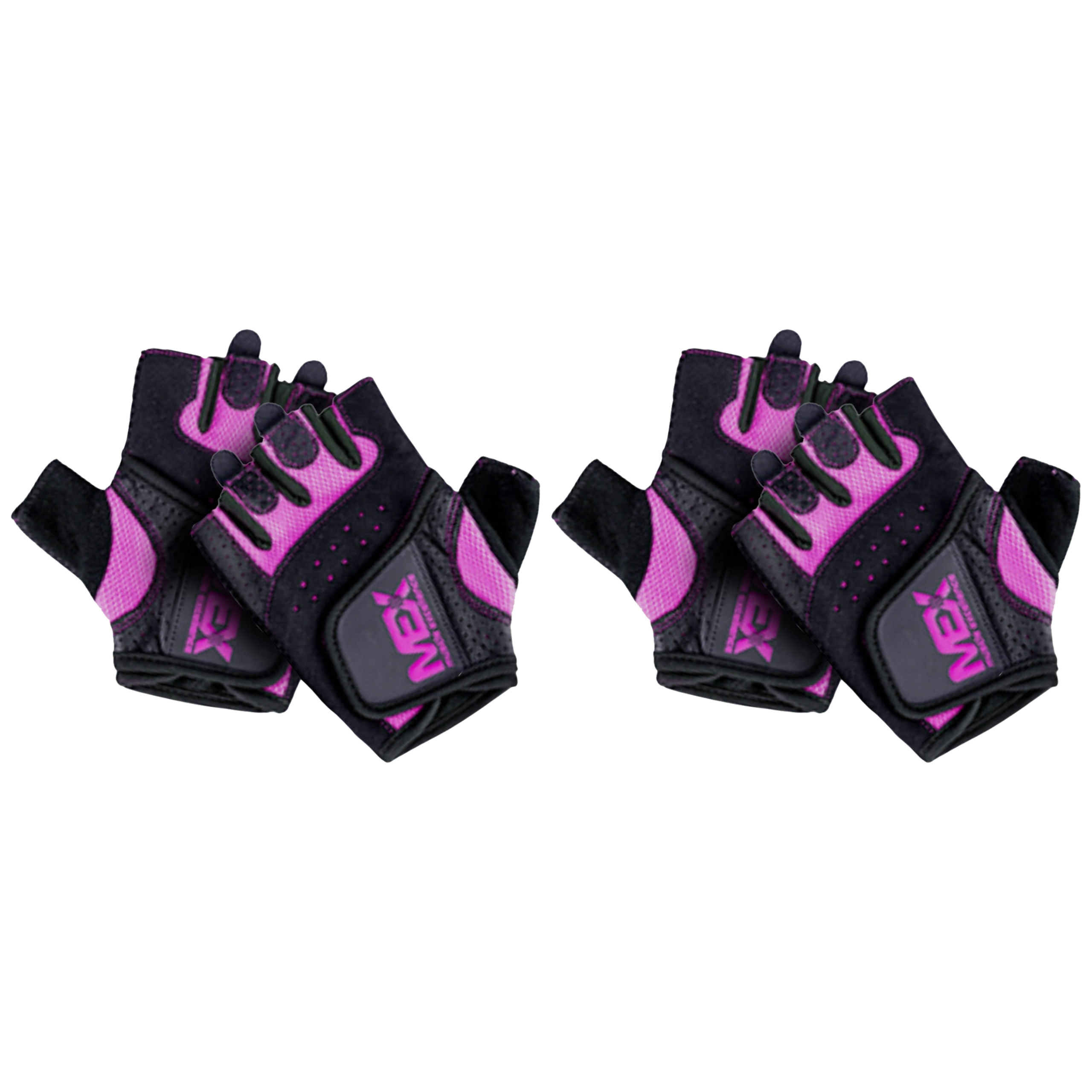 MEX W‑FIT Rękawice Damskie – Purple — zestaw 2x