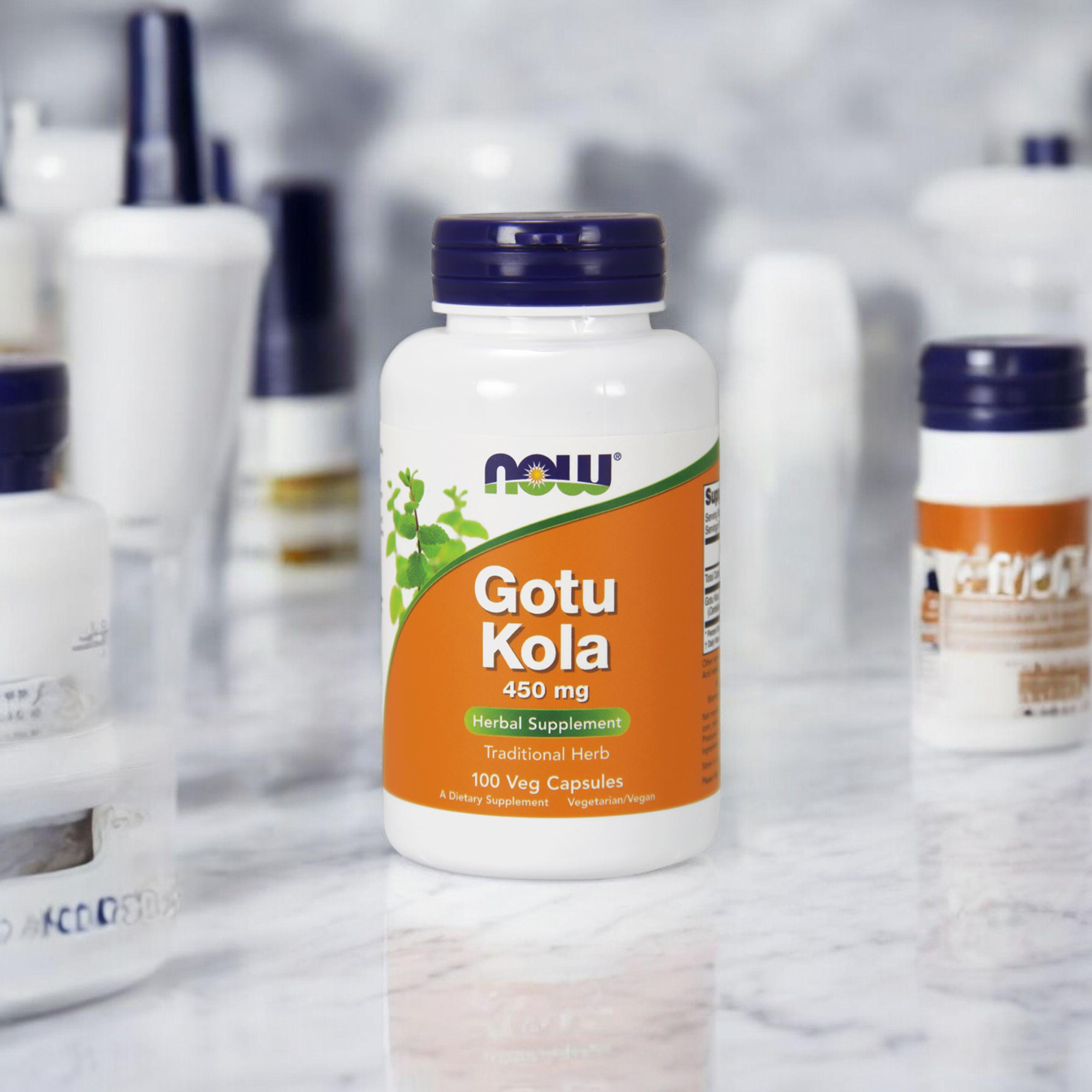 NOW Gotu Kola 450mg - 3x 100vcaps