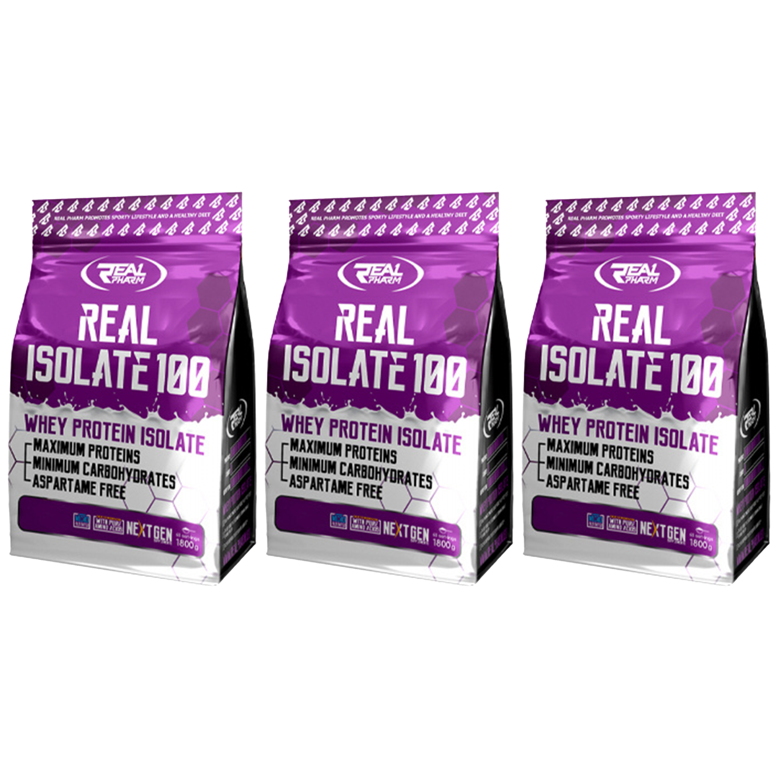 REAL PHARM Real Isolate - 3x 1800g