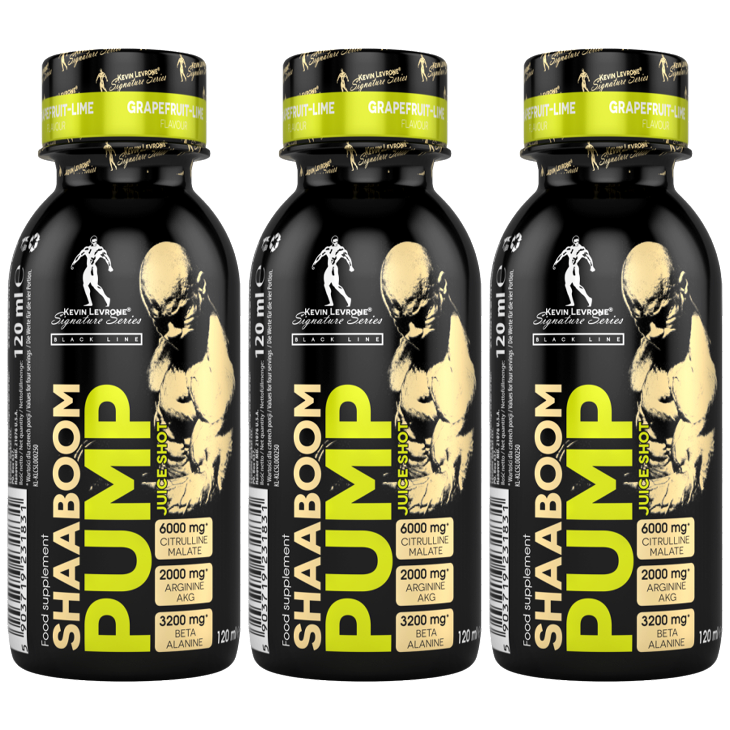 KEVIN LEVRONE Shaaboom Pump Juice Shot - 3x 120ml