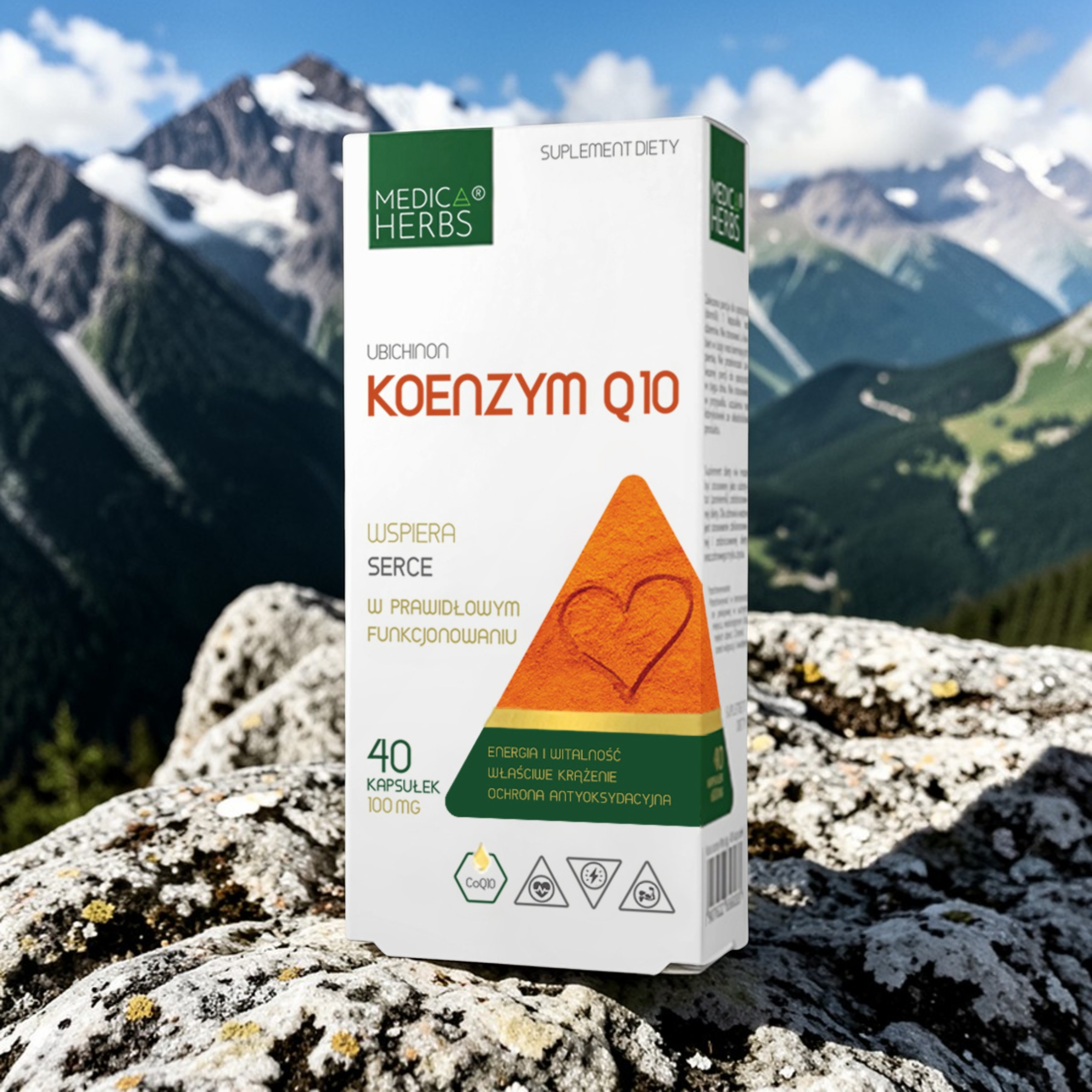 MEDICA HERBS - Koenzym Q10 100mg - 2x 40caps.