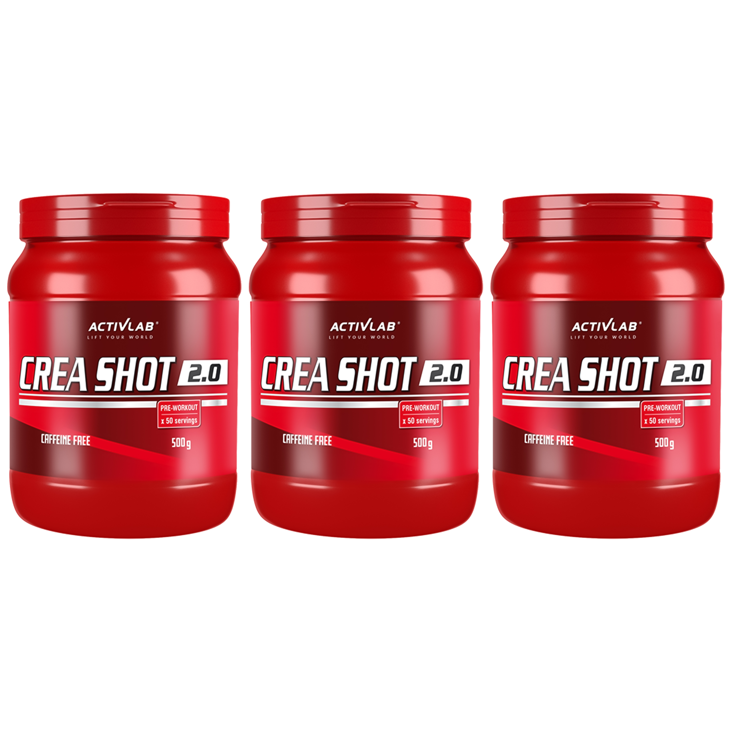 ACTIVLAB Crea Shot 2.0 - 3x 500g