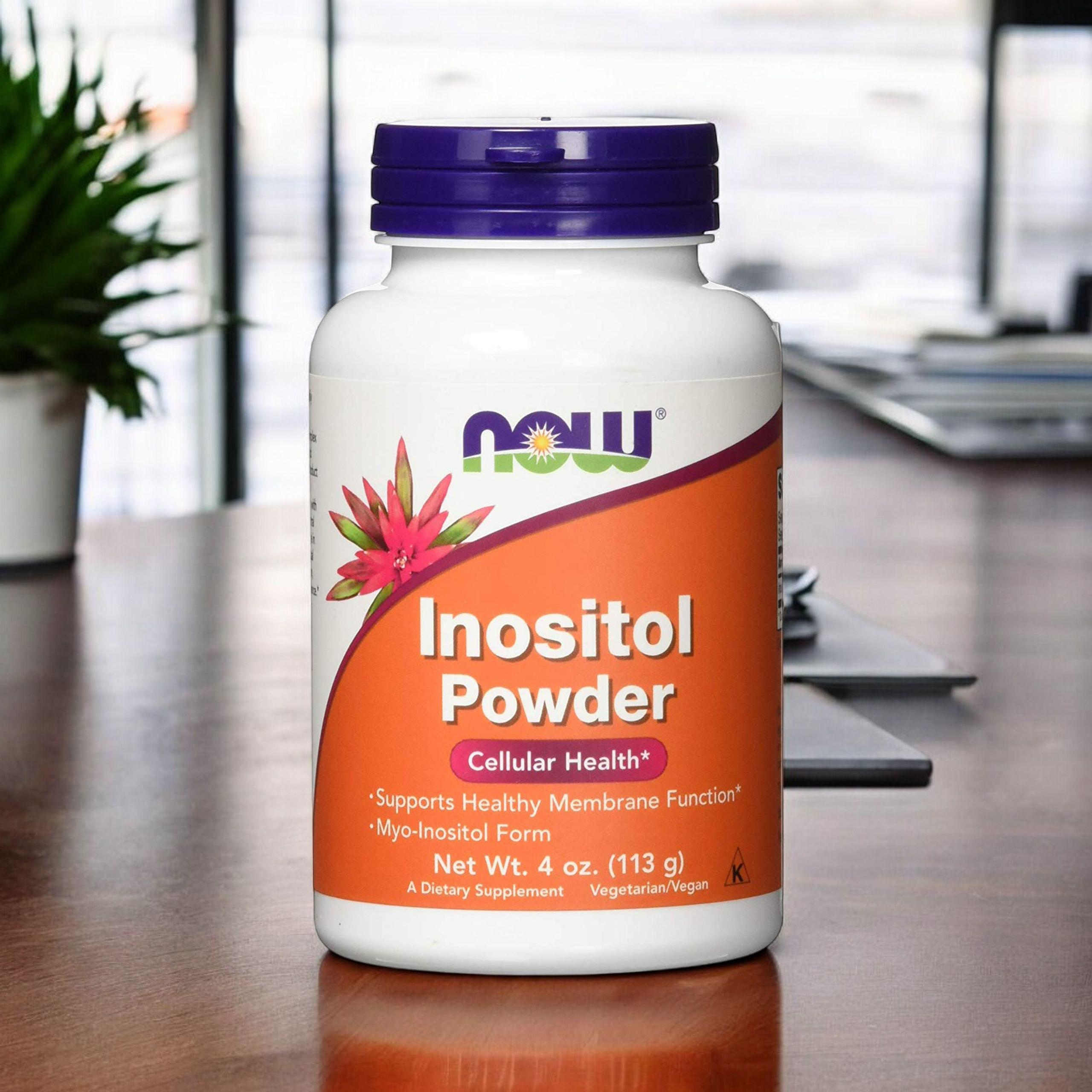 NOW Inositol Powder - 2x 113g - Inozytol w proszku