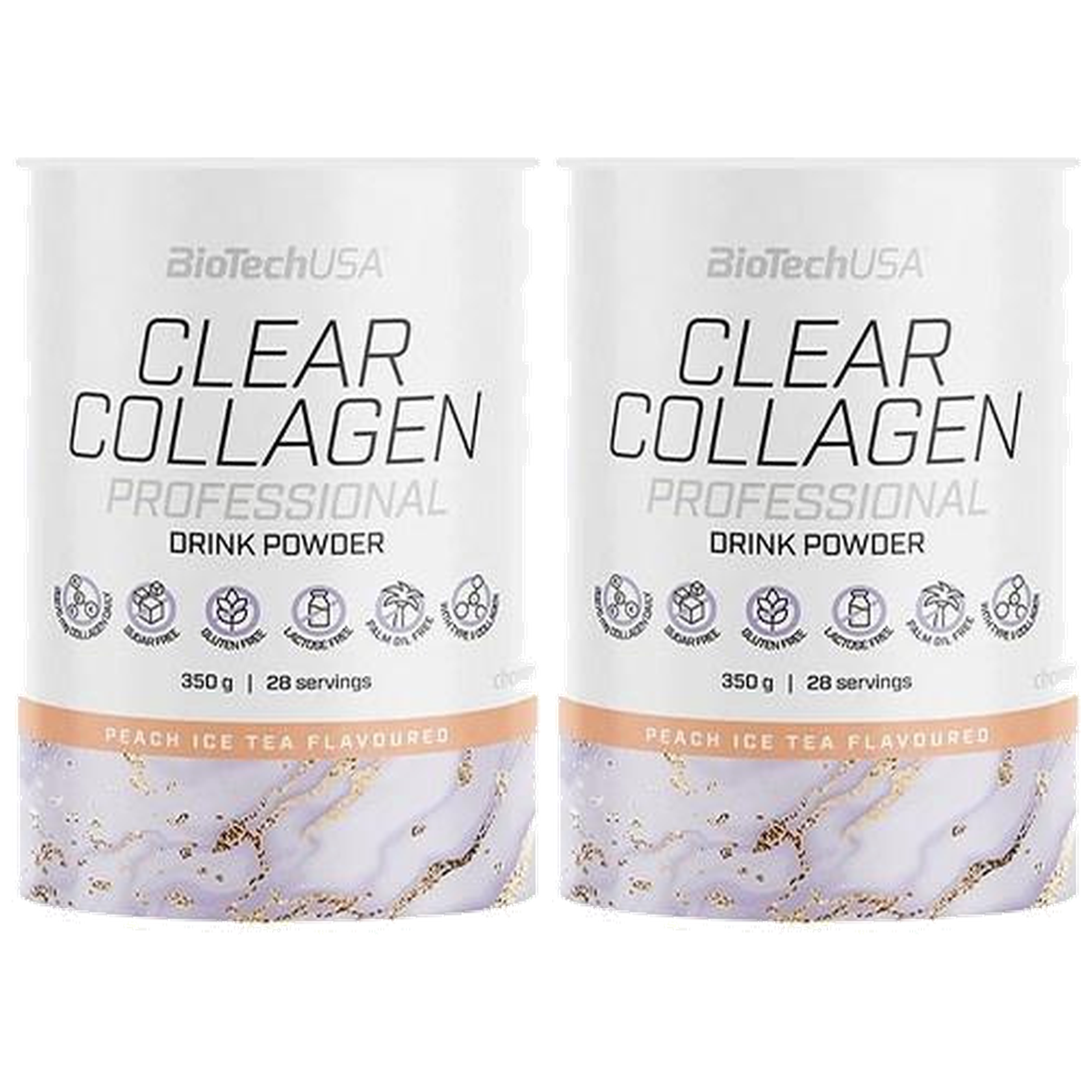BioTech USA - Clear Collagen - 2x 350g - Mango