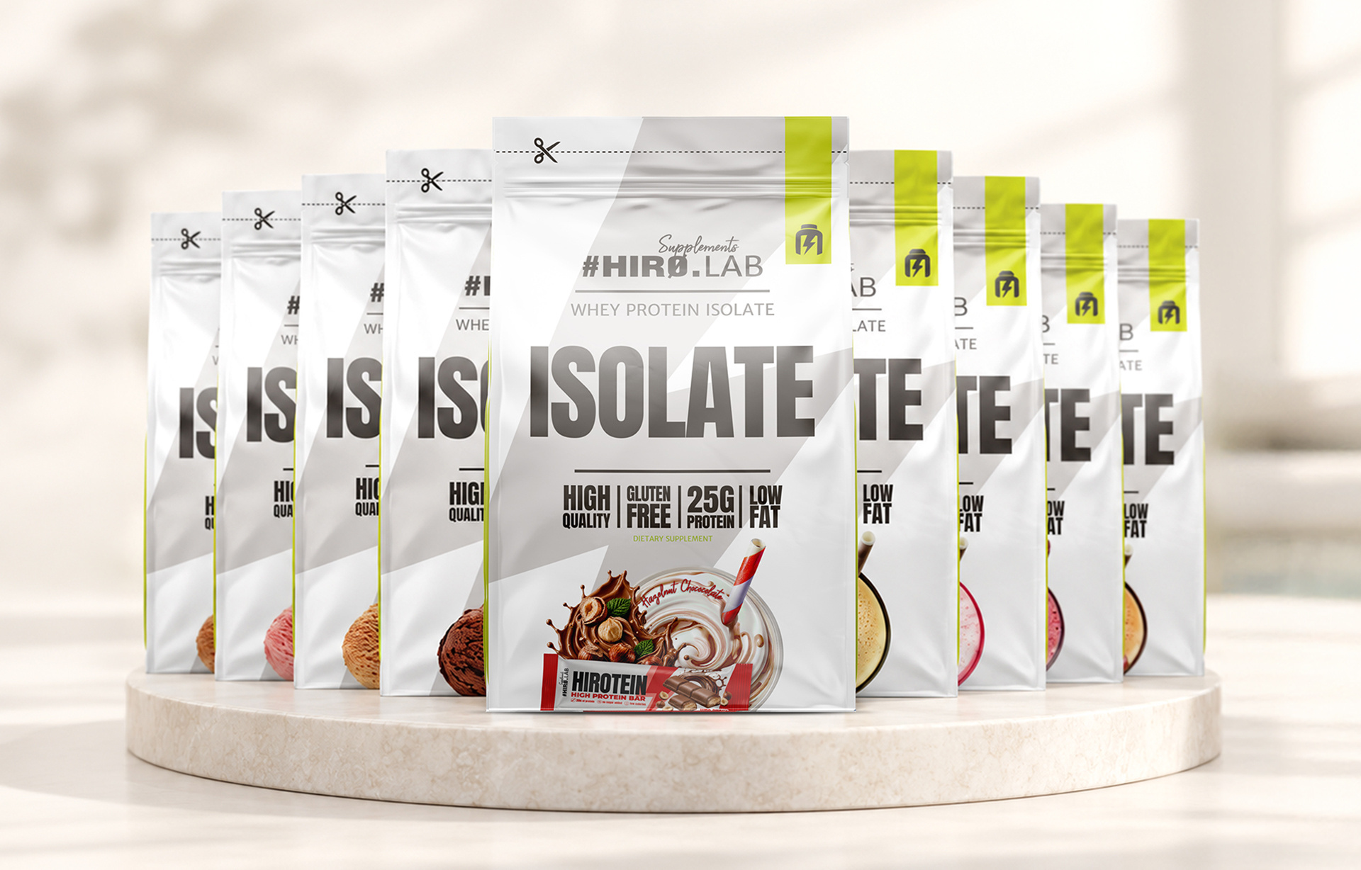 HIRO.LAB Whey Protein Isolate - 2x 700g